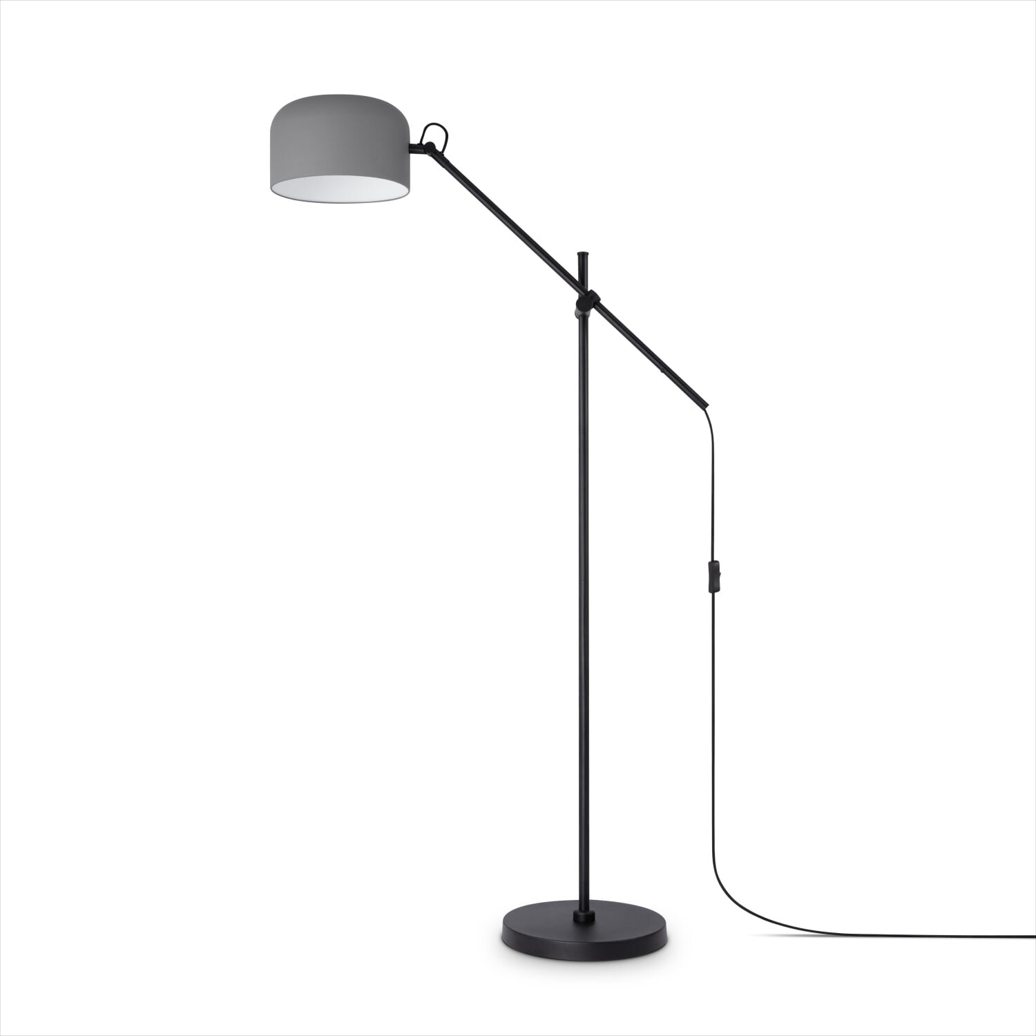 teppich.pl Lampa stojąca Bovel szary