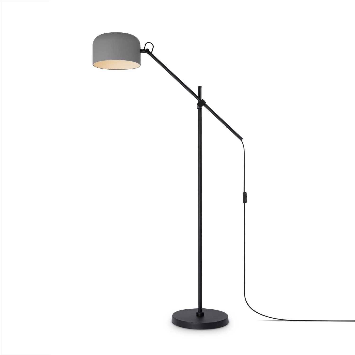 teppich.pl Lampa stojąca Bovel szary