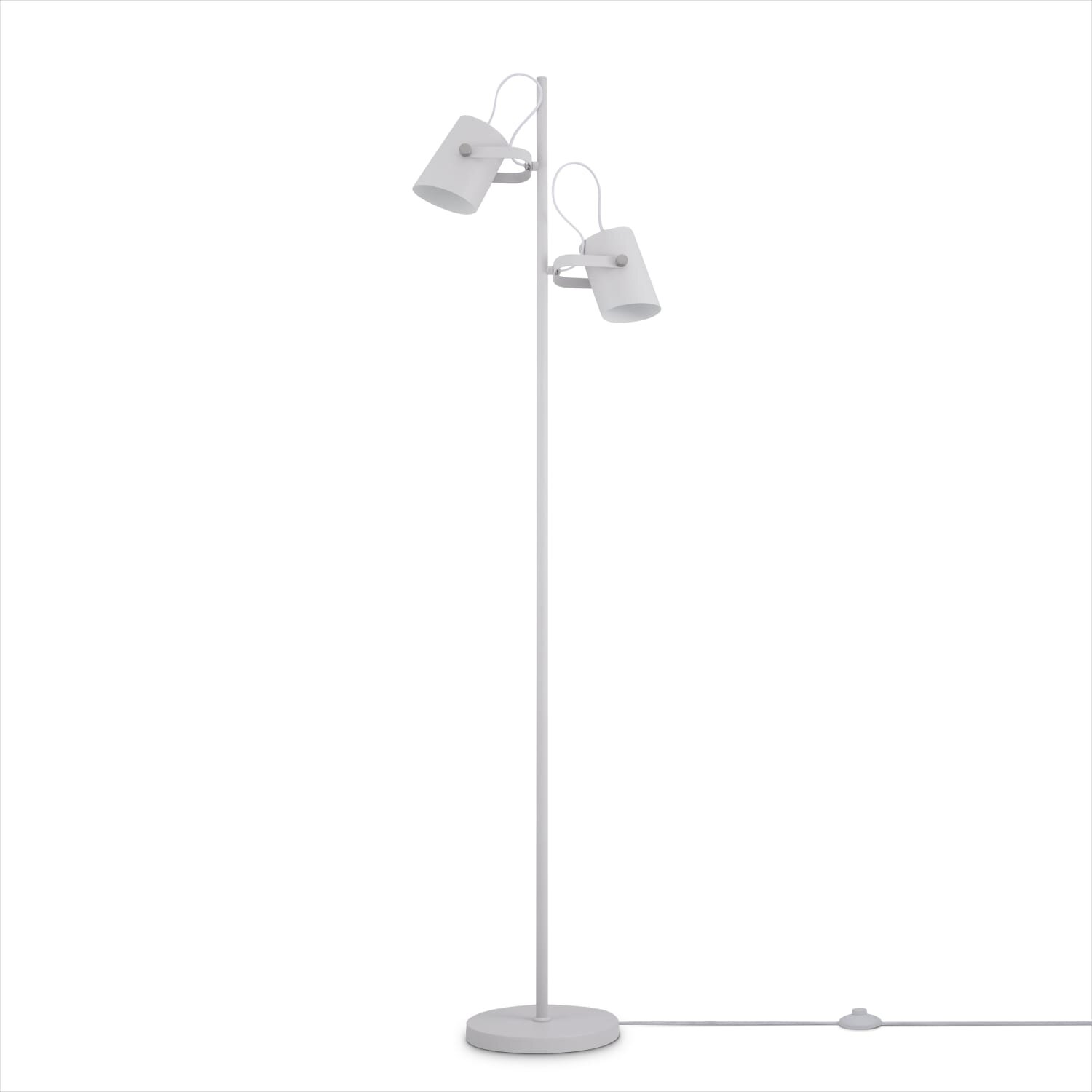 teppich.pl Lampa stojąca Caleo biały
