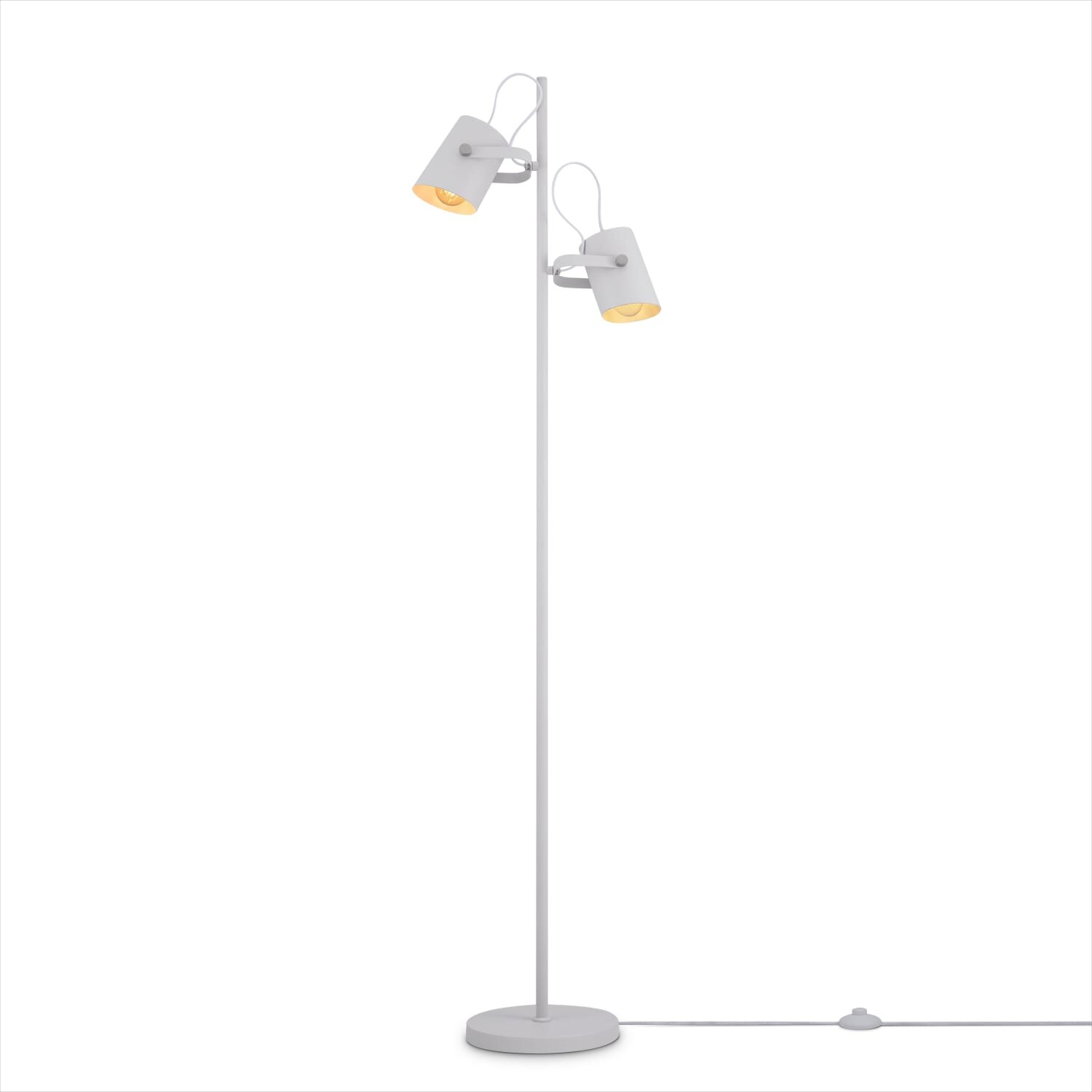 teppich.pl Lampa stojąca Caleo biały