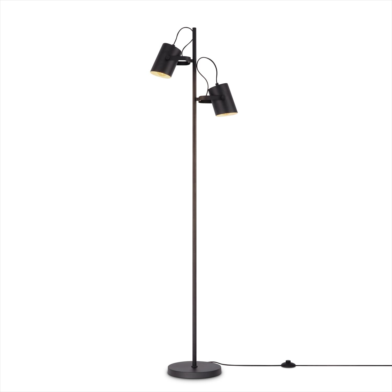 teppich.pl Lampa stojąca Caleo czarny