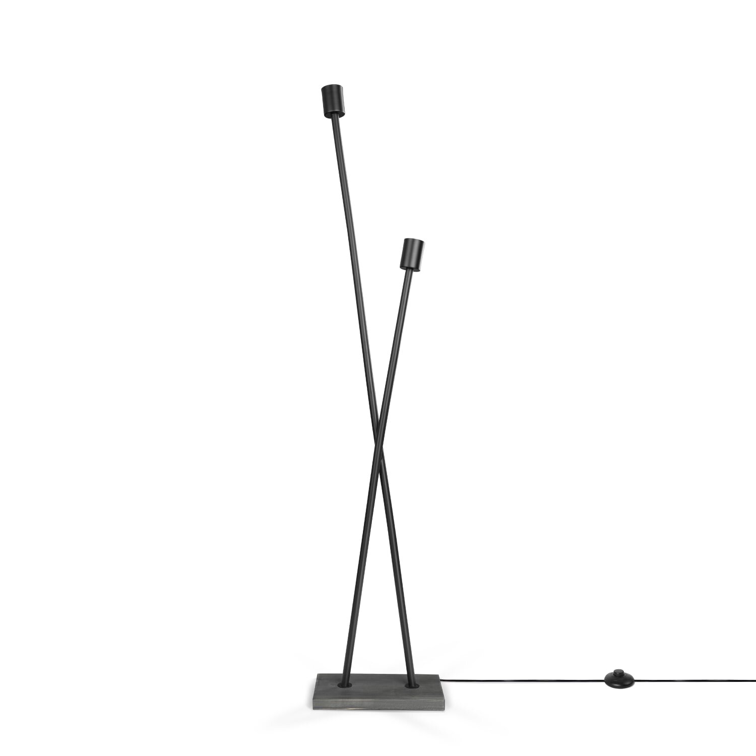 teppich.pl Lampa stojąca Lunia czarny