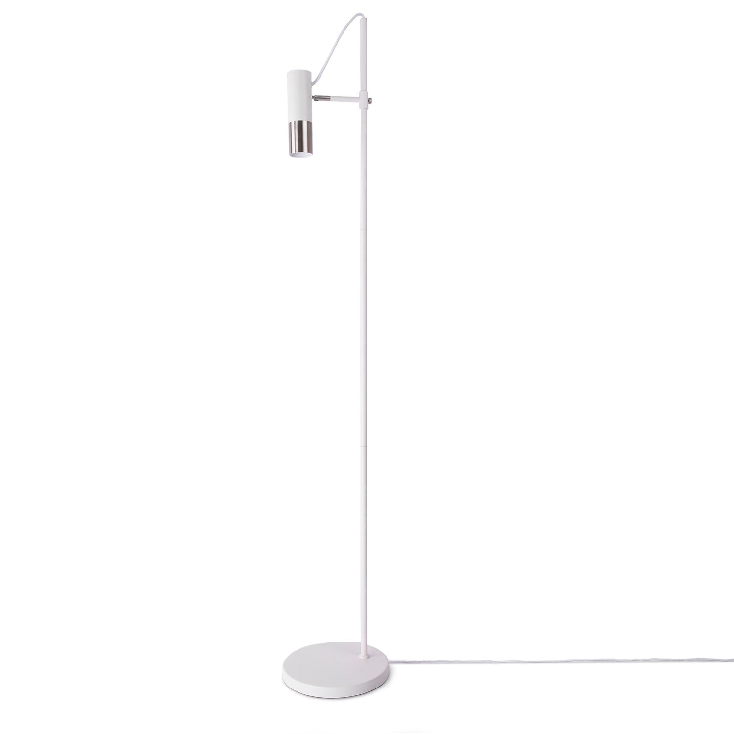 teppich.pl Lampa stojąca Rioca nikiel