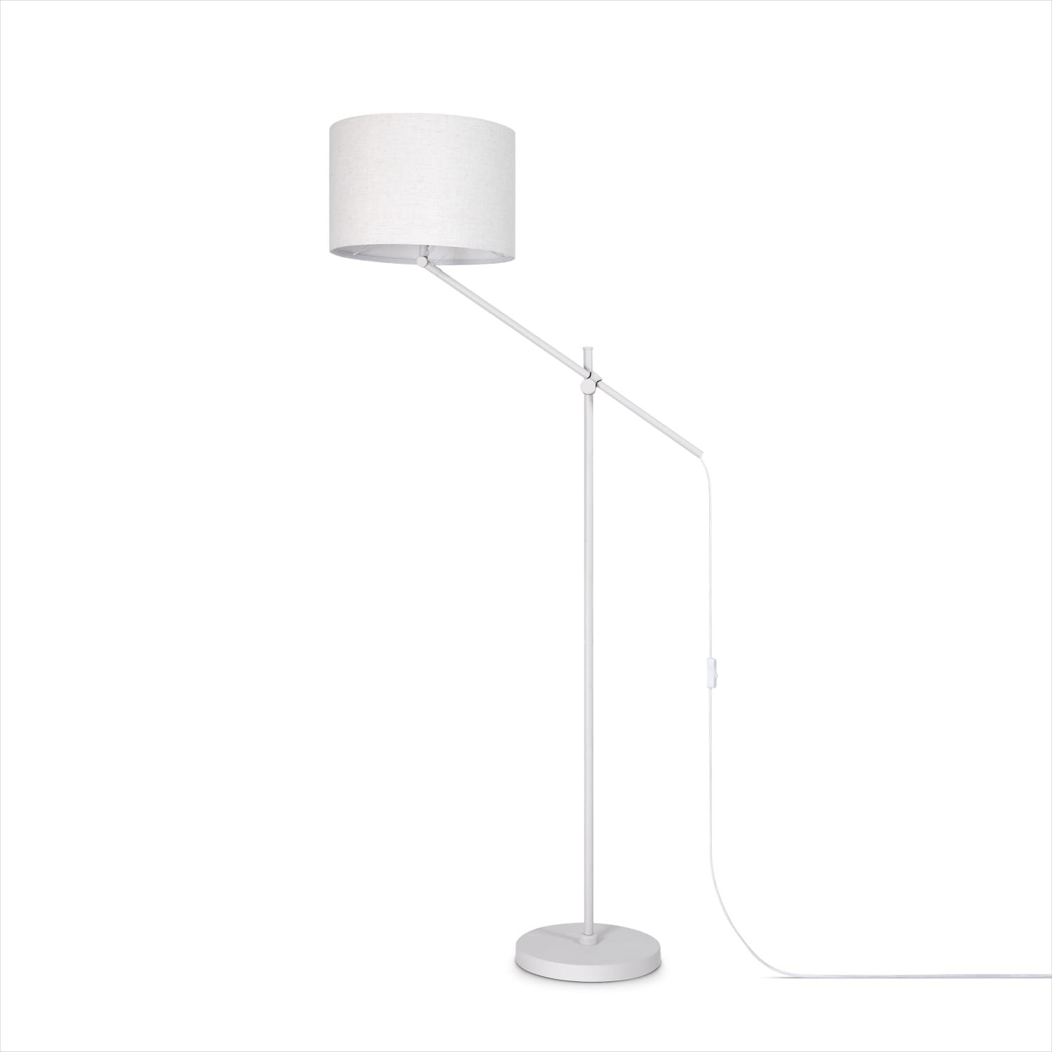 teppich.pl Lampa stojąca Tony beżowy