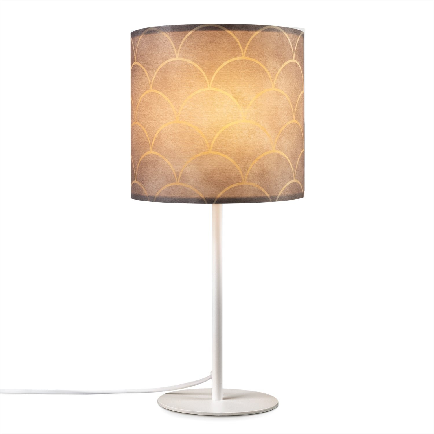 teppich.pl Lampa stołowa Elio beżowy