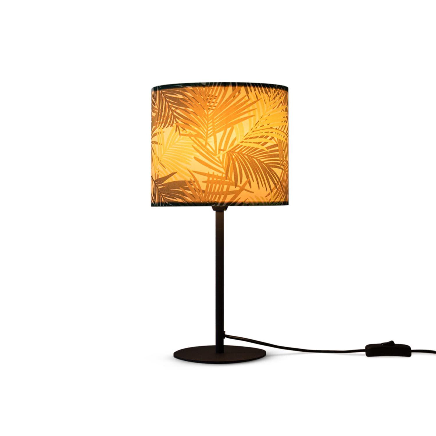 teppich.pl Lampa stołowa Elio ciemnozielony