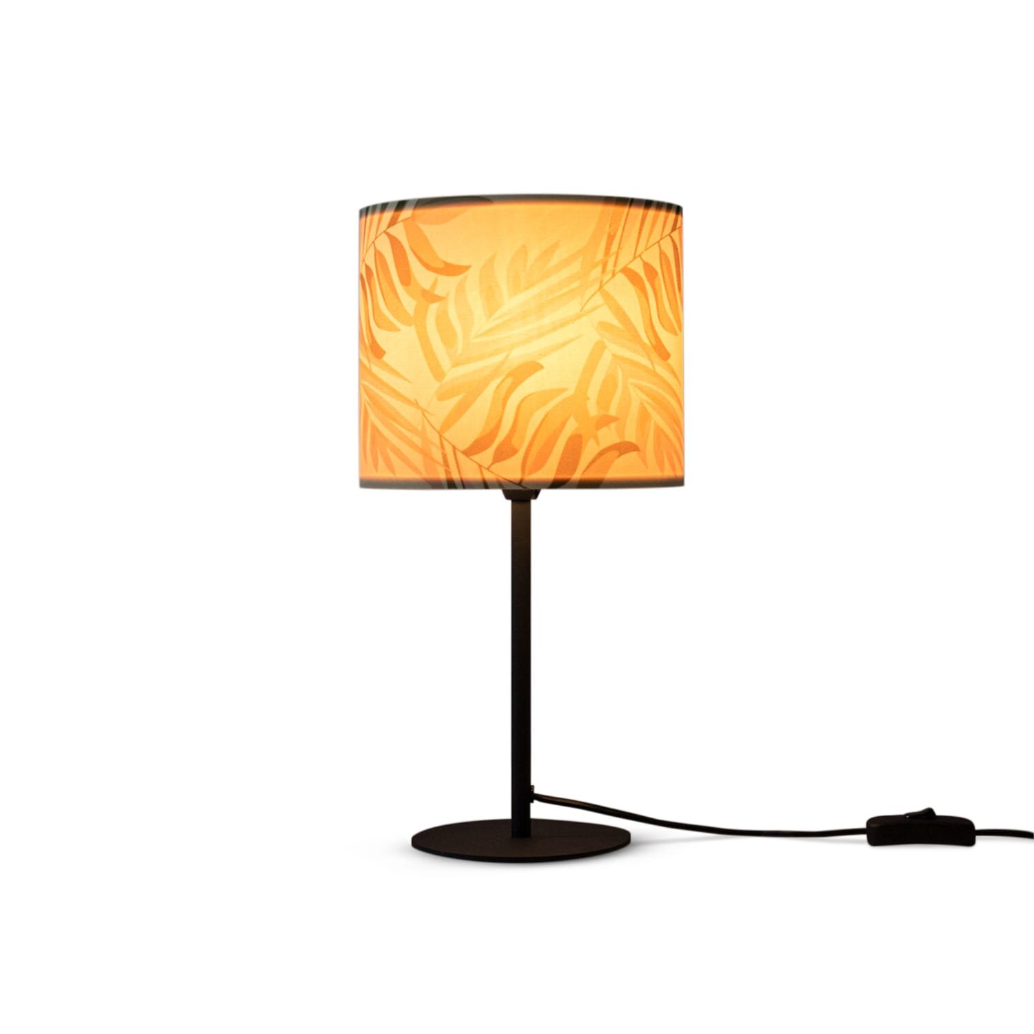 teppich.pl Lampa stołowa Elio ciemnozielony