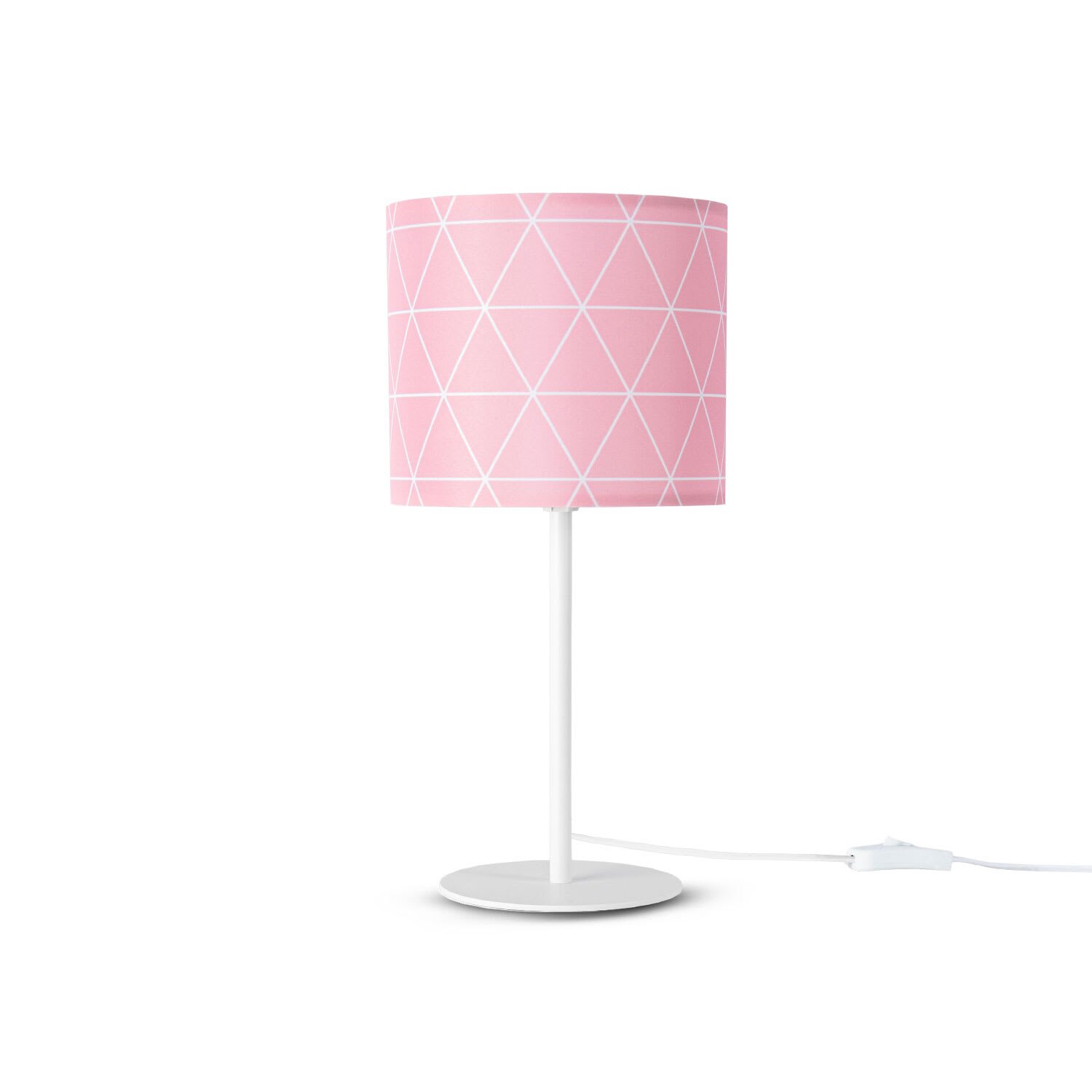 teppich.pl Lampa stołowa Elio różowy
