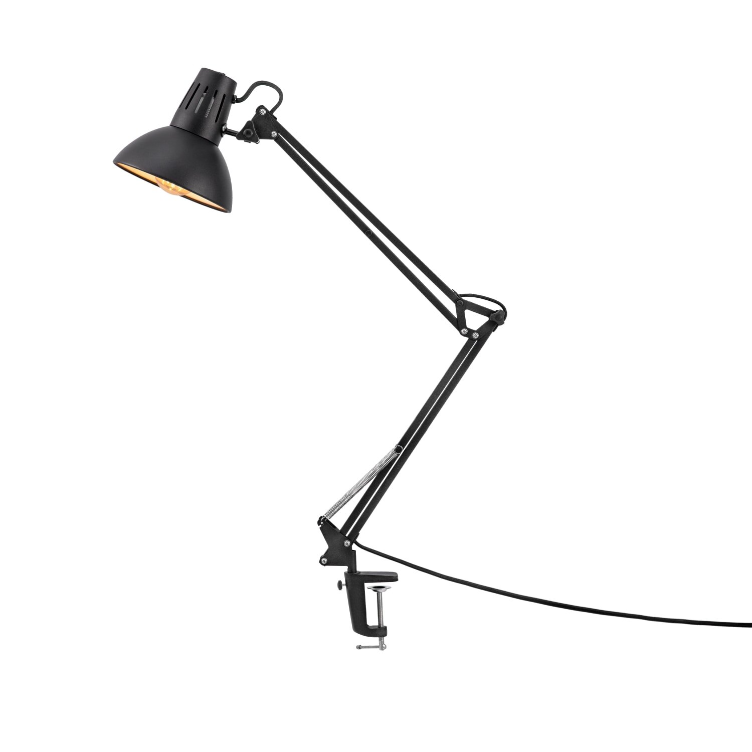 teppich.pl Lampa stołowa Eloise czarny