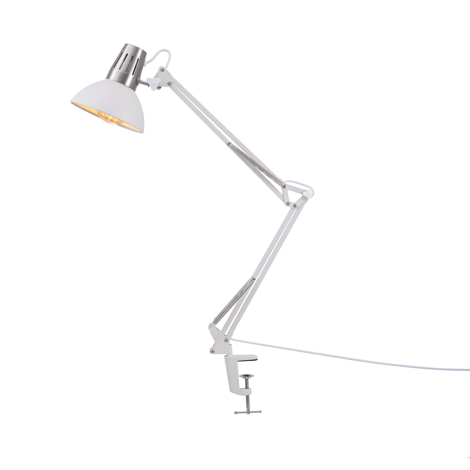 teppich.pl Lampa stołowa Eloise srebro