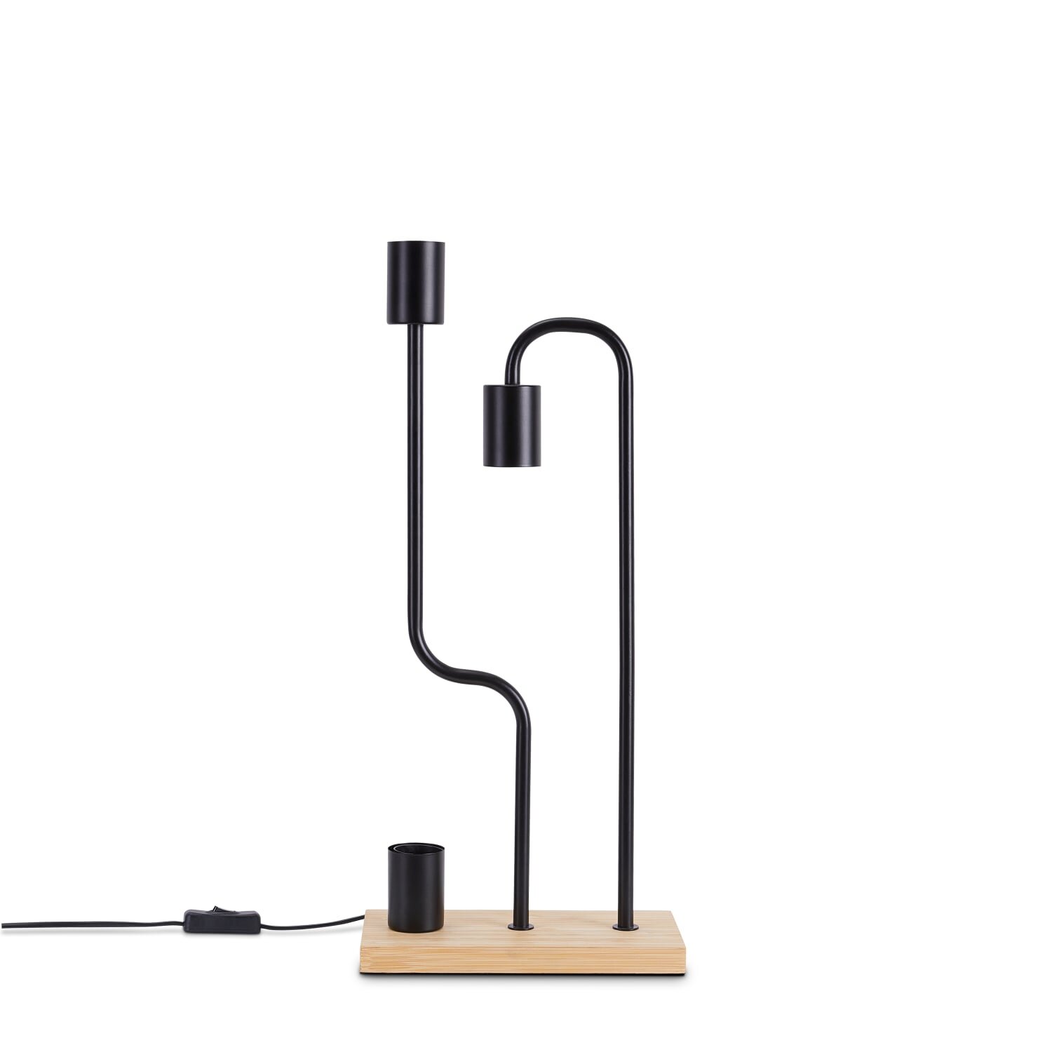teppich.pl Lampa stołowa Keral brązowy