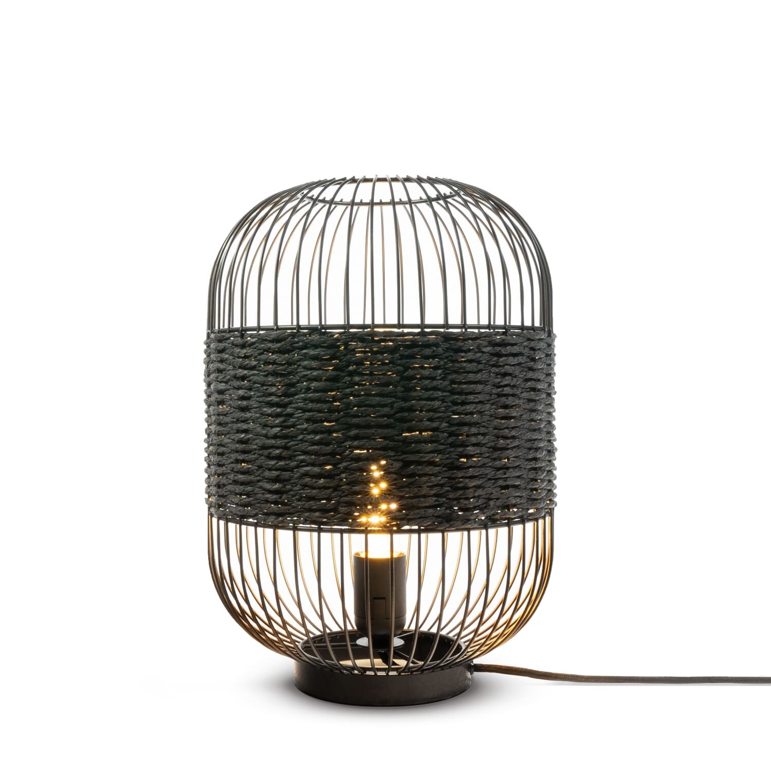 teppich.pl Lampa stołowa Taro czarny