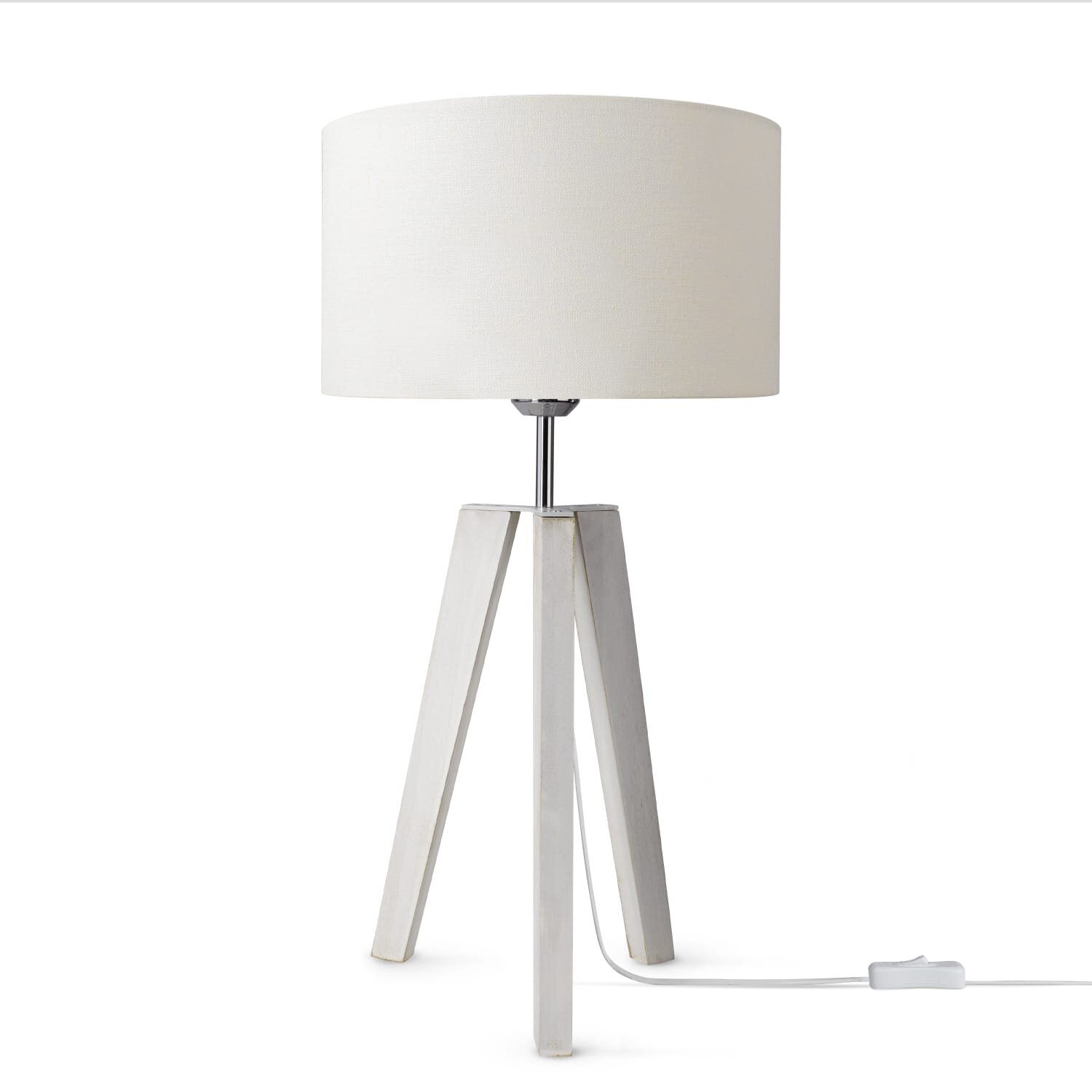 teppich.pl Lampa stołowa Terra biały
