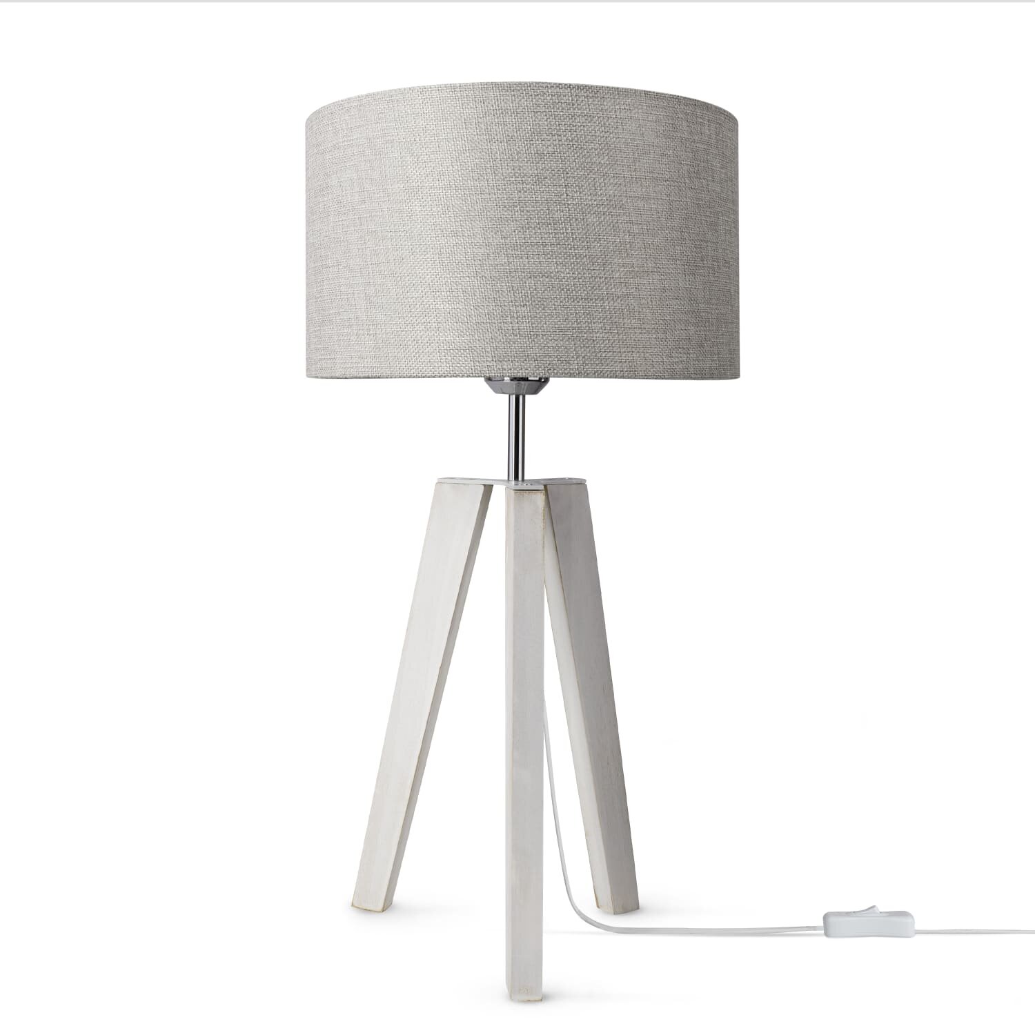 teppich.pl Lampa stołowa Terra jasnoszary