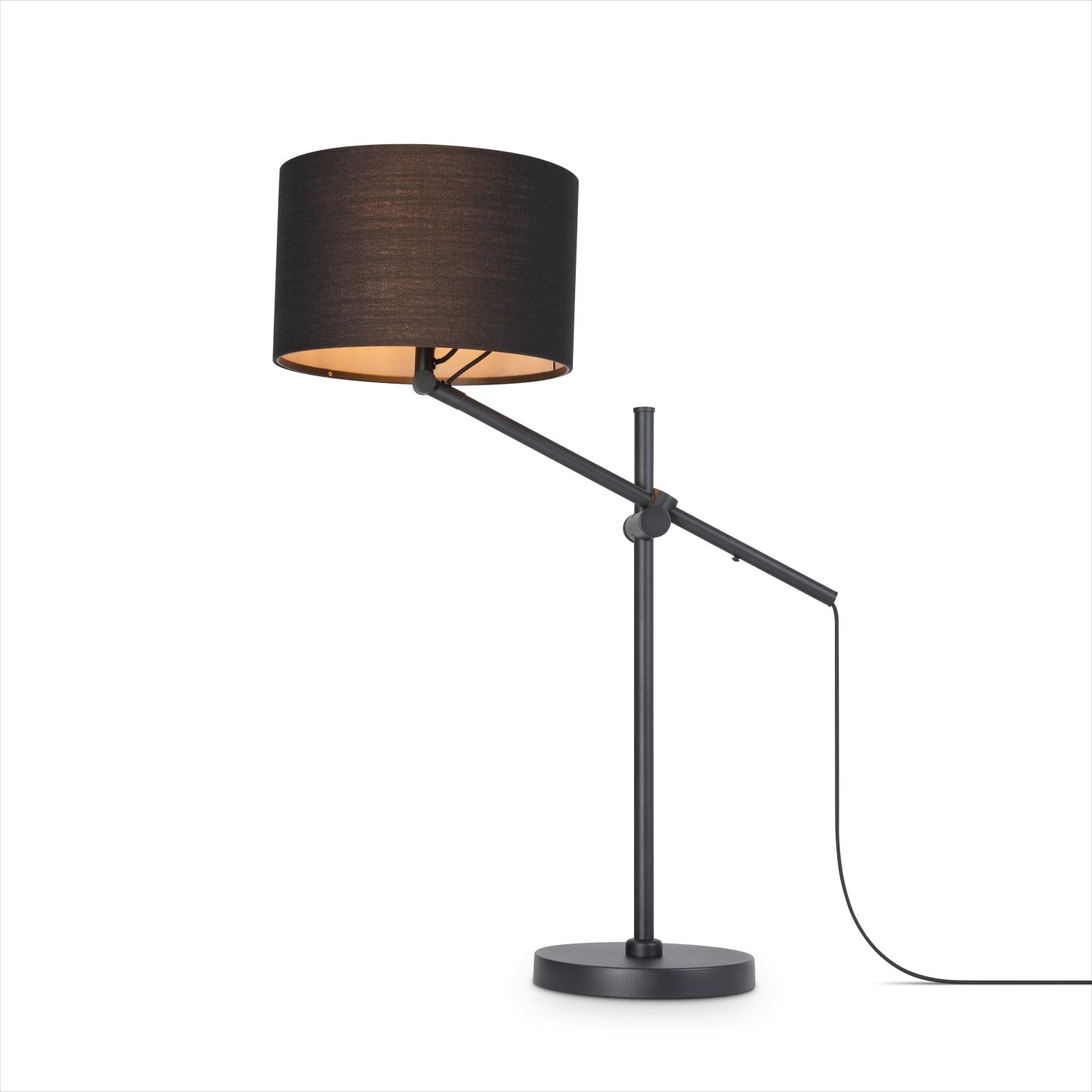 teppich.pl Lampa stołowa Tony czarny