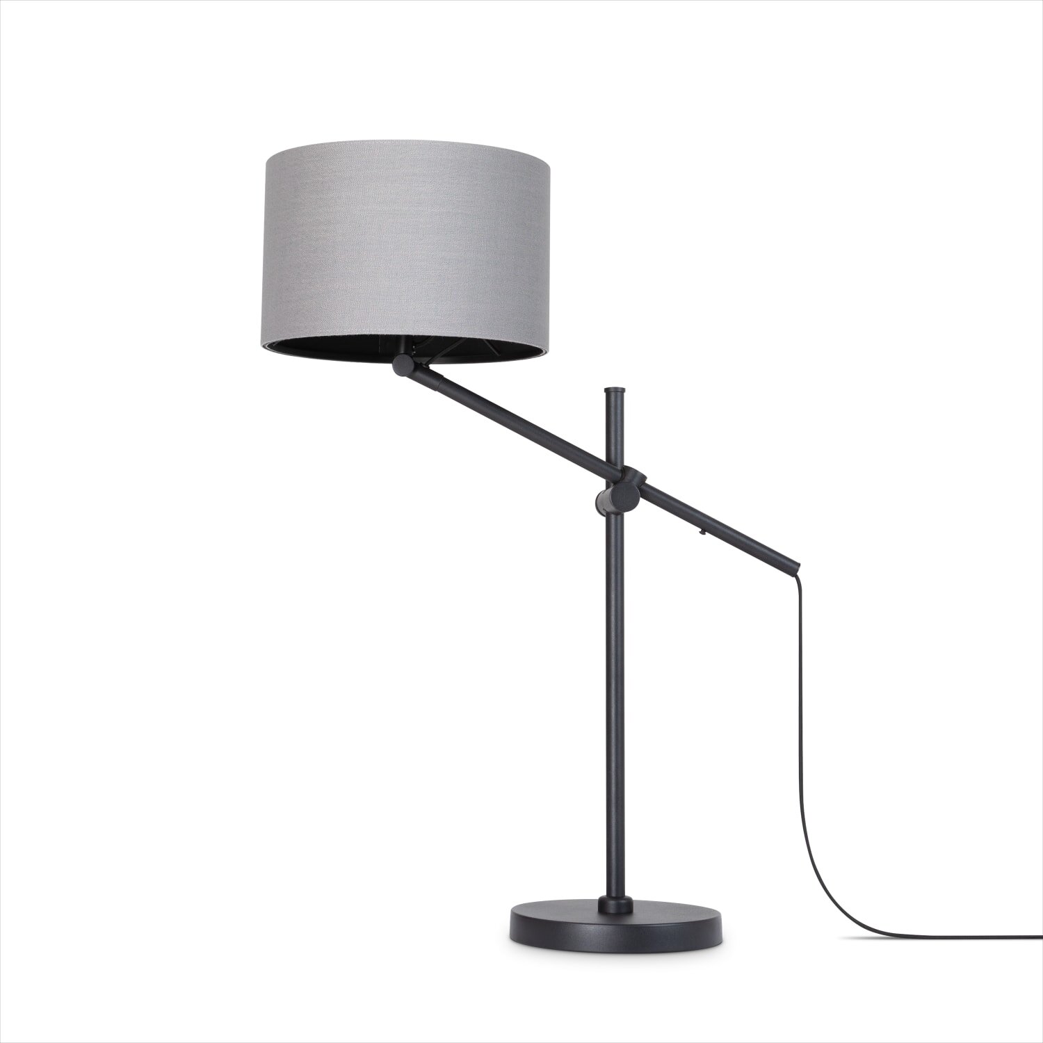 teppich.pl Lampa stołowa Tony szary