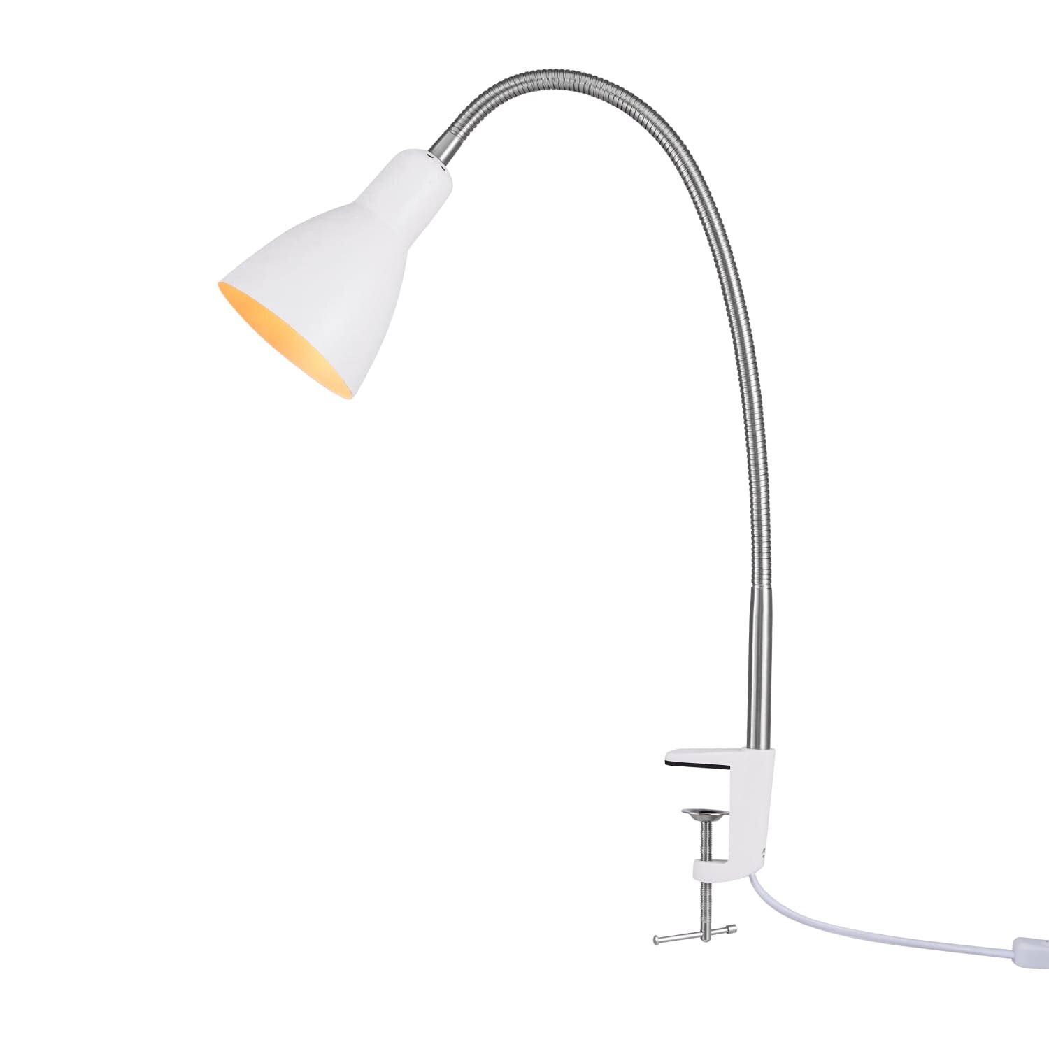 teppich.pl Lampa stołowa Veren srebro