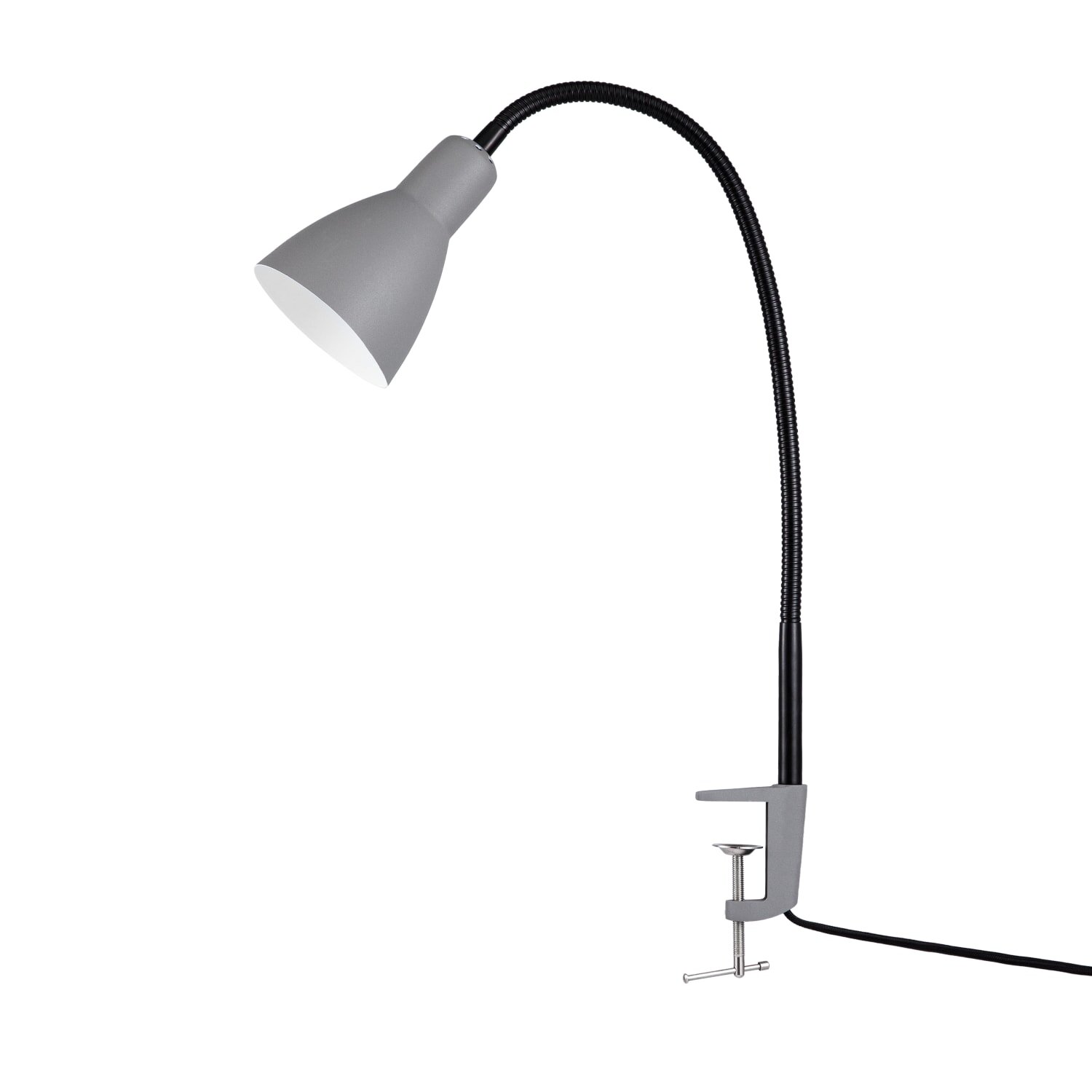 teppich.pl Lampa stołowa Veren szary