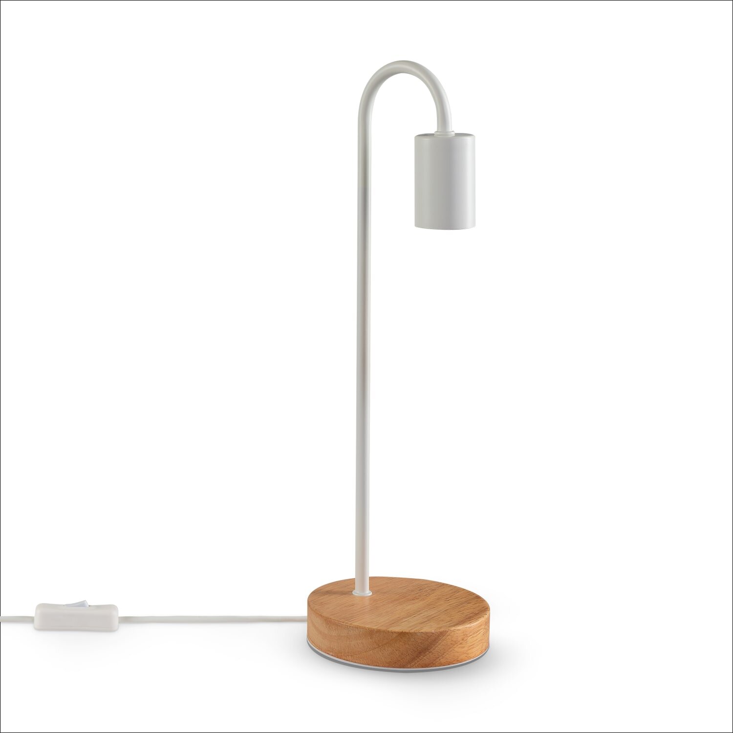 teppich.pl Lampa stołowa Walen biały