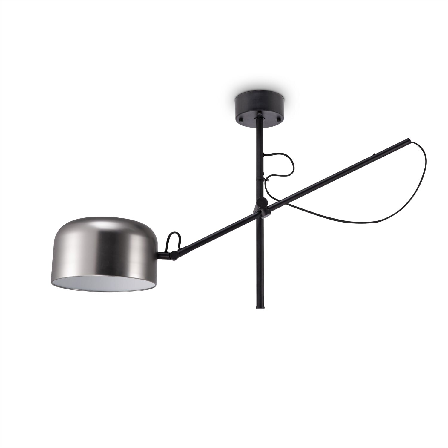 teppich.pl Lampa sufitowa Bovel nikiel