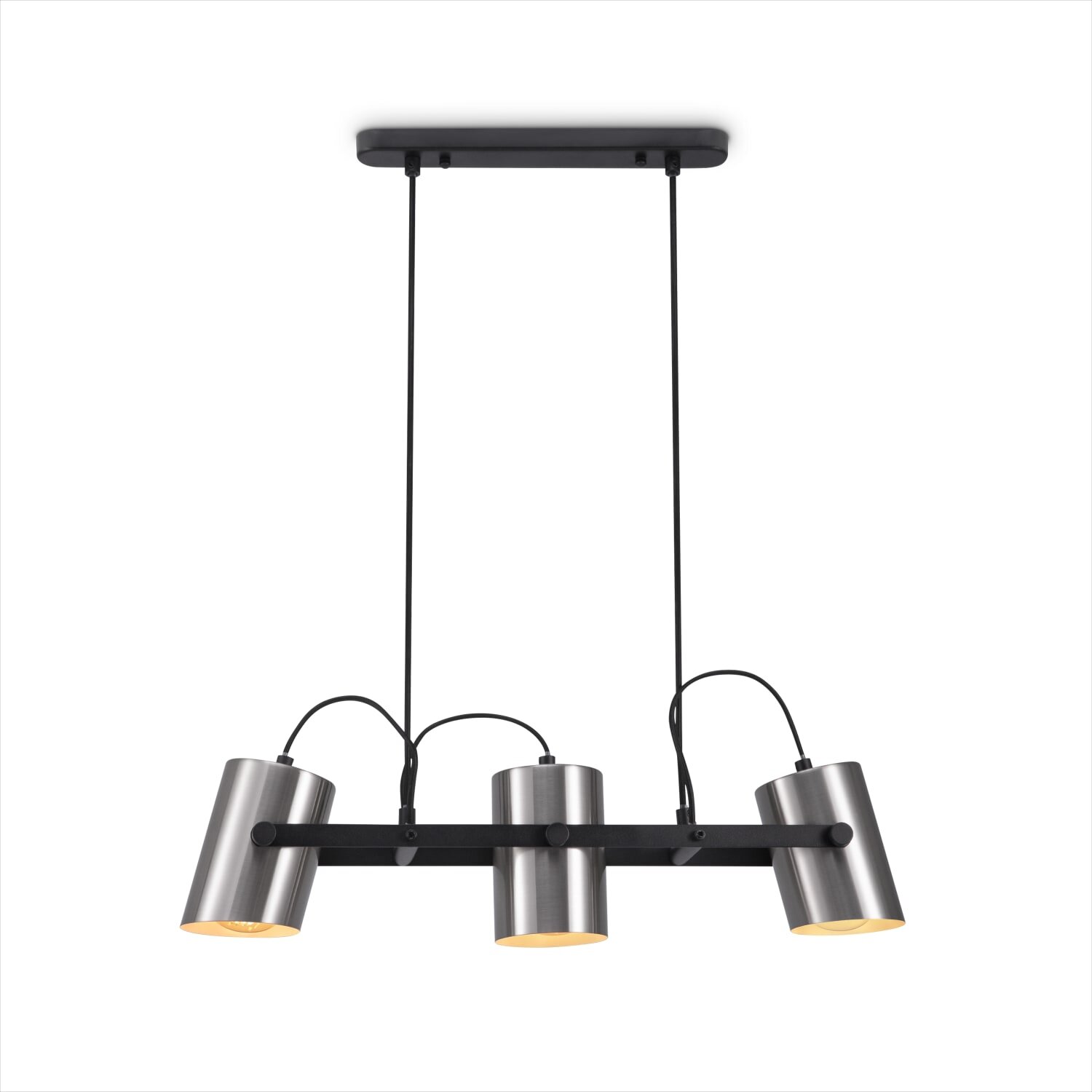 teppich.pl Lampa wisząca Caleo nikiel