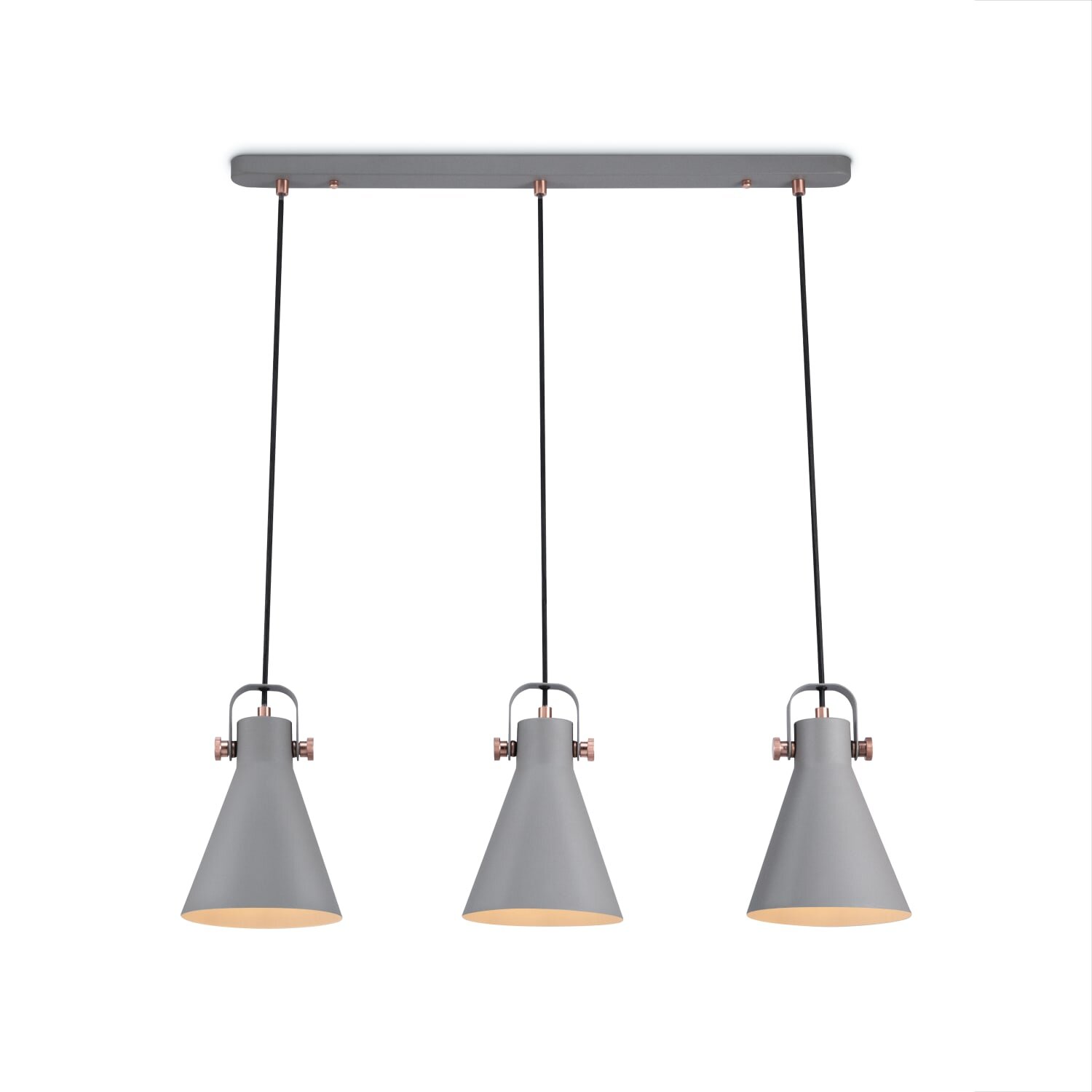 teppich.pl Lampa wisząca Caleo szary