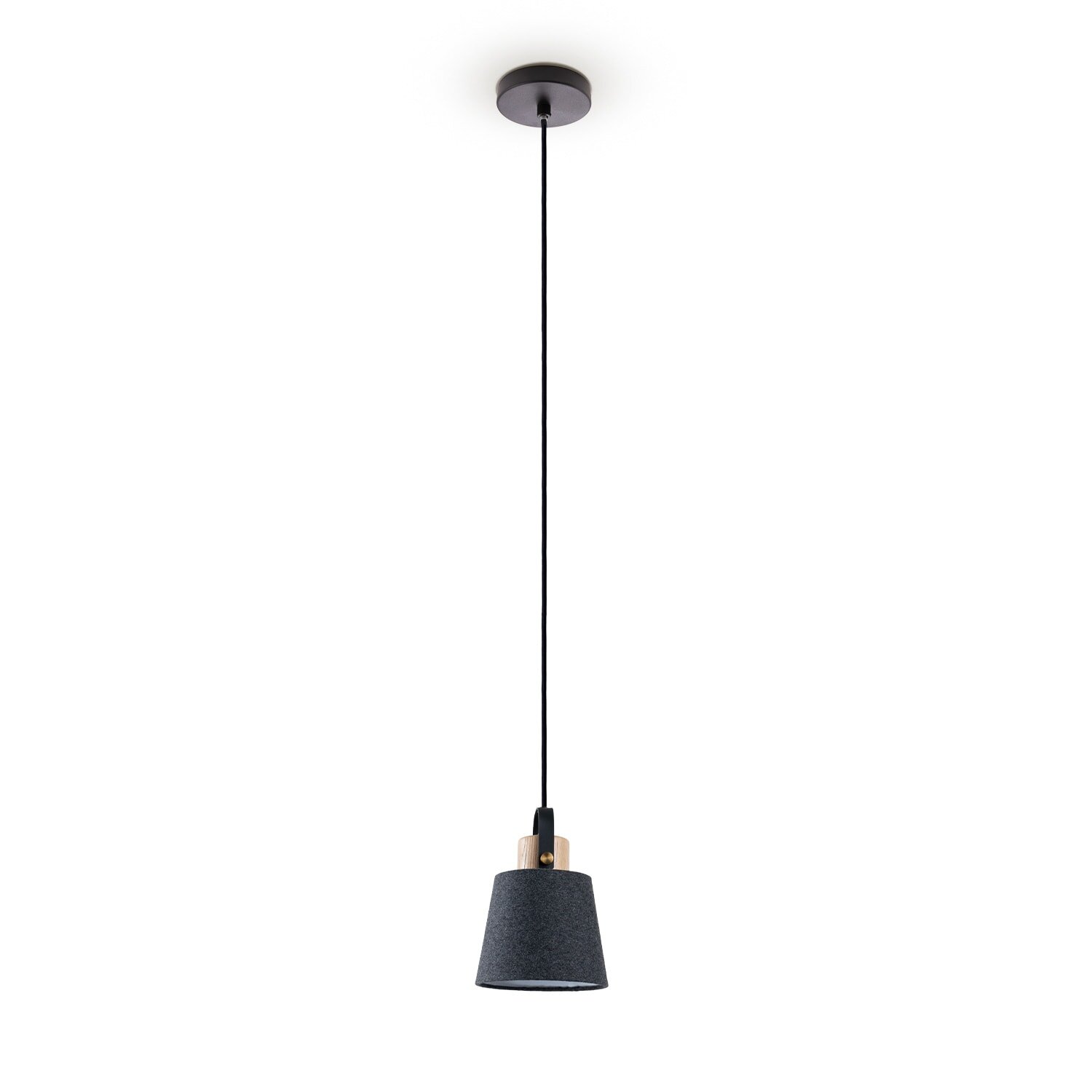 teppich.pl Lampa wisząca Diaz ciemnoszary