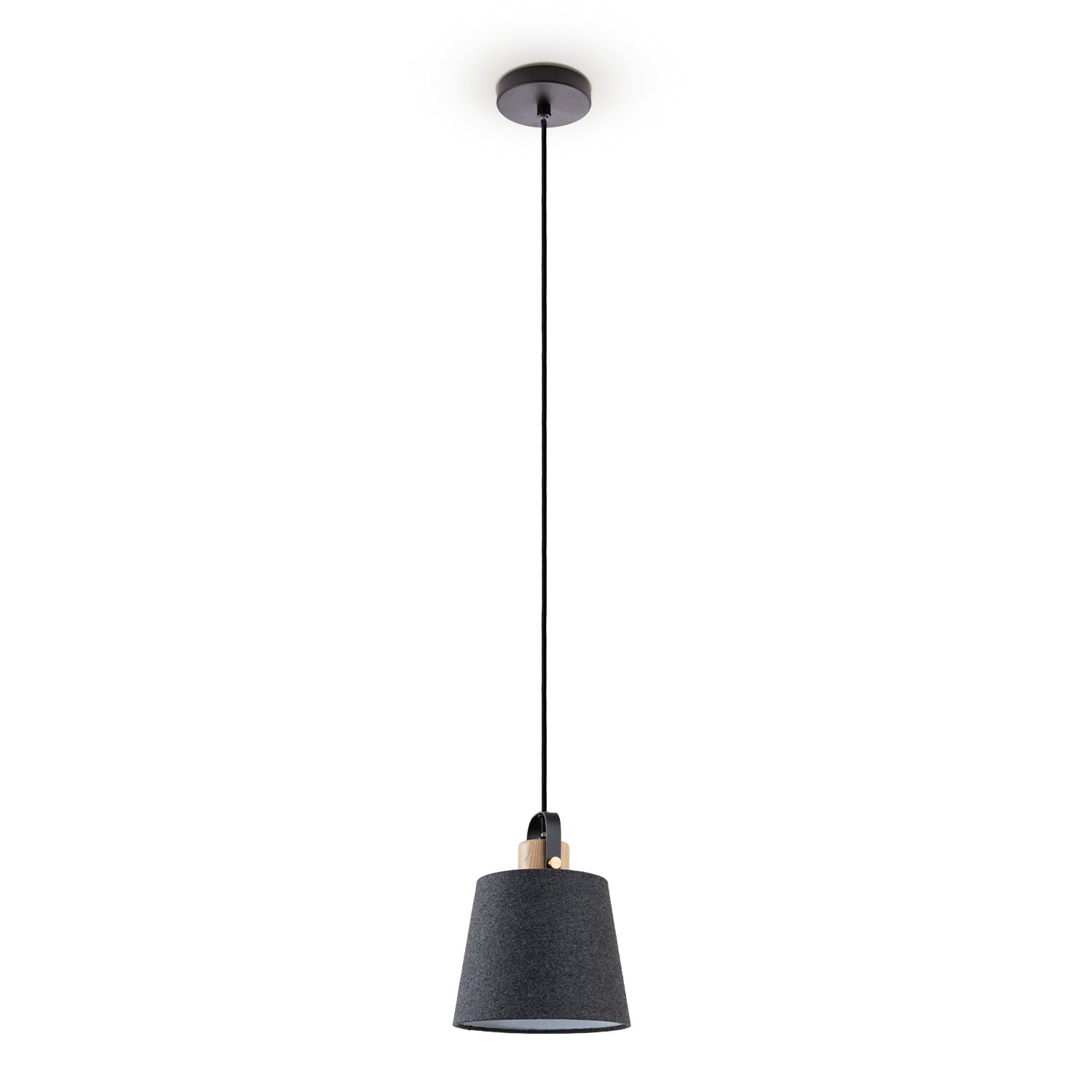 teppich.pl Lampa wisząca Diaz ciemnoszary