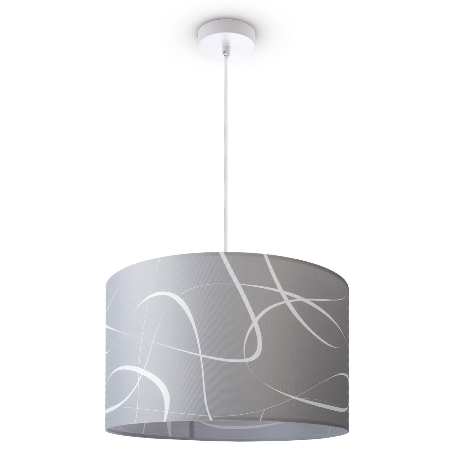 teppich.pl Lampa wisząca Glow jasnoszary