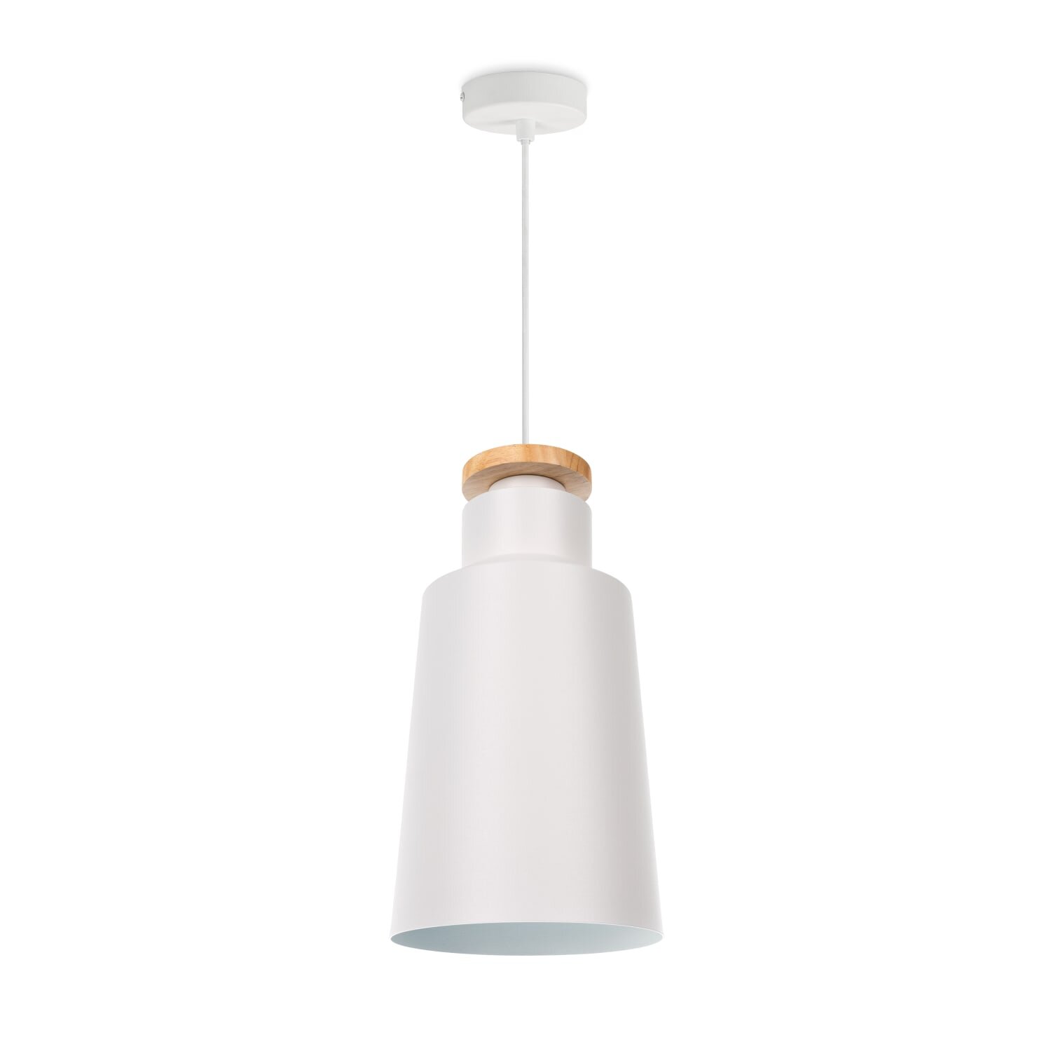 teppich.pl Lampa wisząca Jace biały