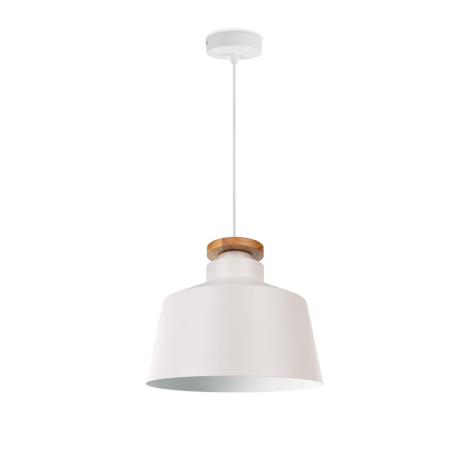 teppich.pl Lampa wisząca Jace biały