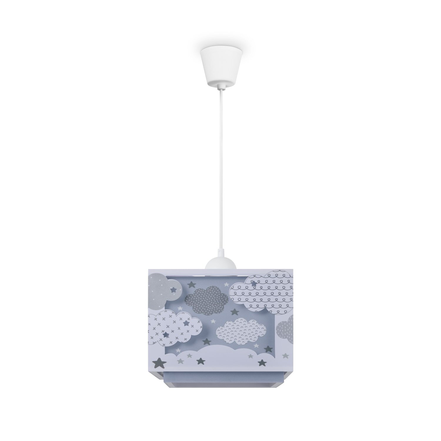 teppich.pl Lampa wisząca Julia jasnoniebieski