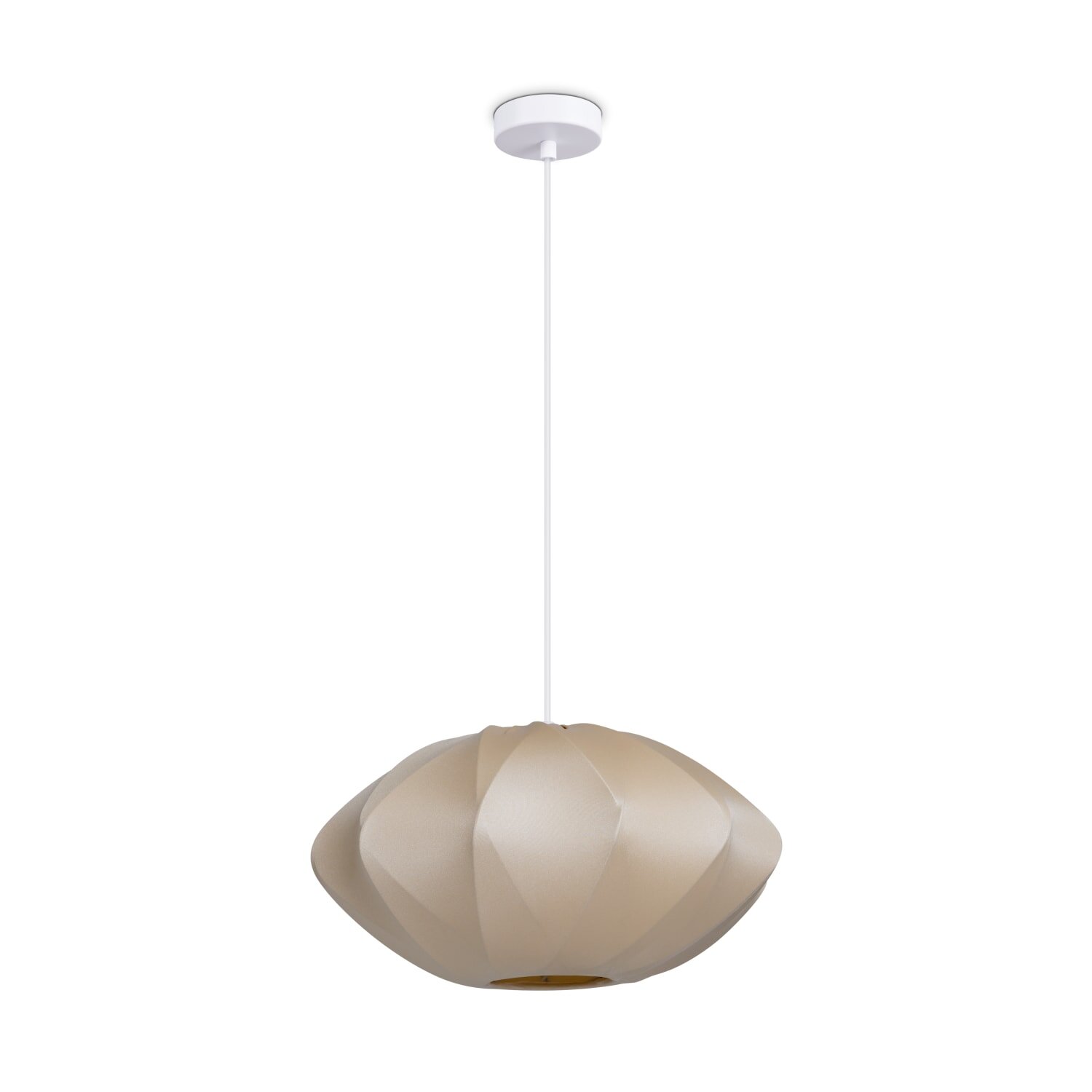 teppich.pl Lampa wisząca Klare beżowy