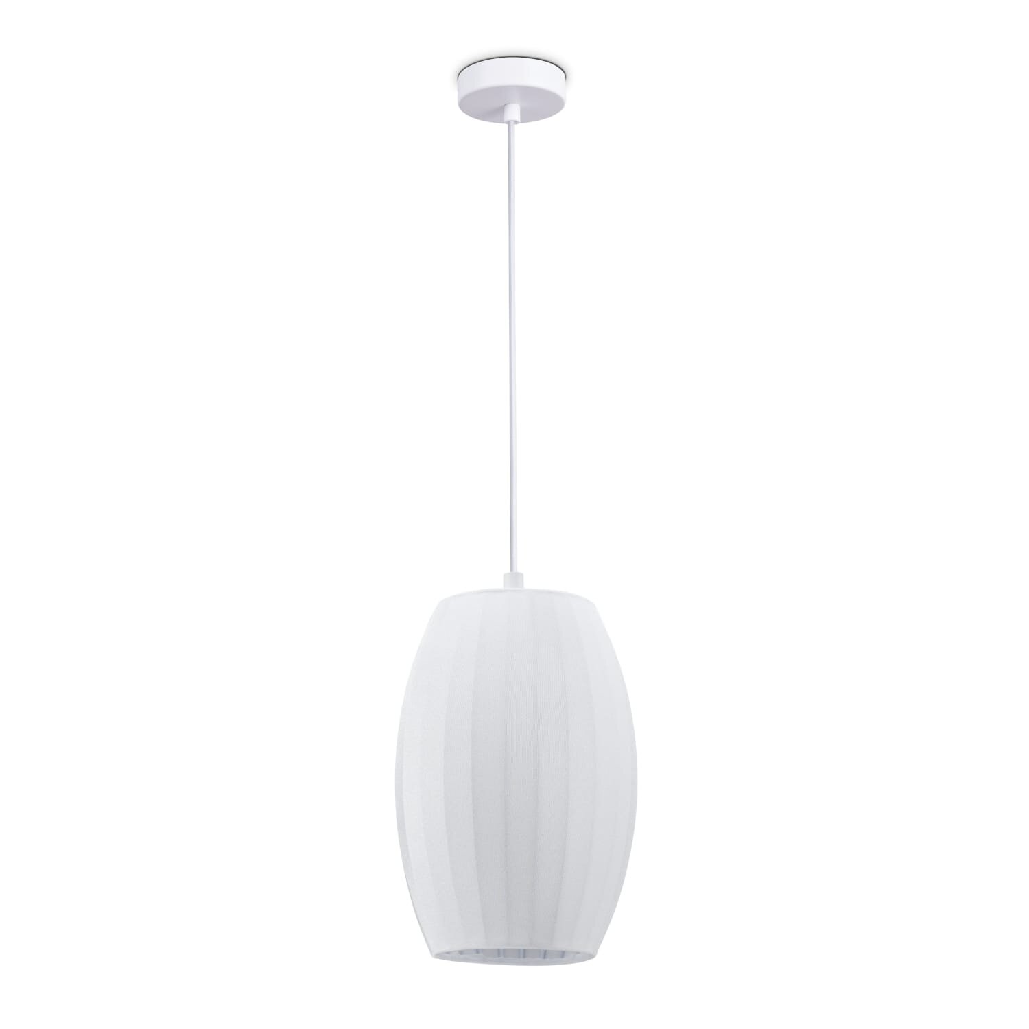 teppich.pl Lampa wisząca Klare biały