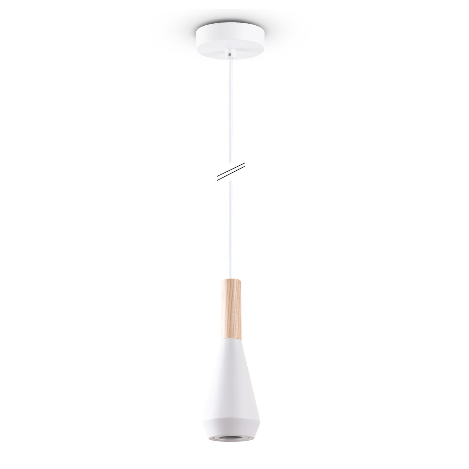 teppich.pl Lampa wisząca Liora biały