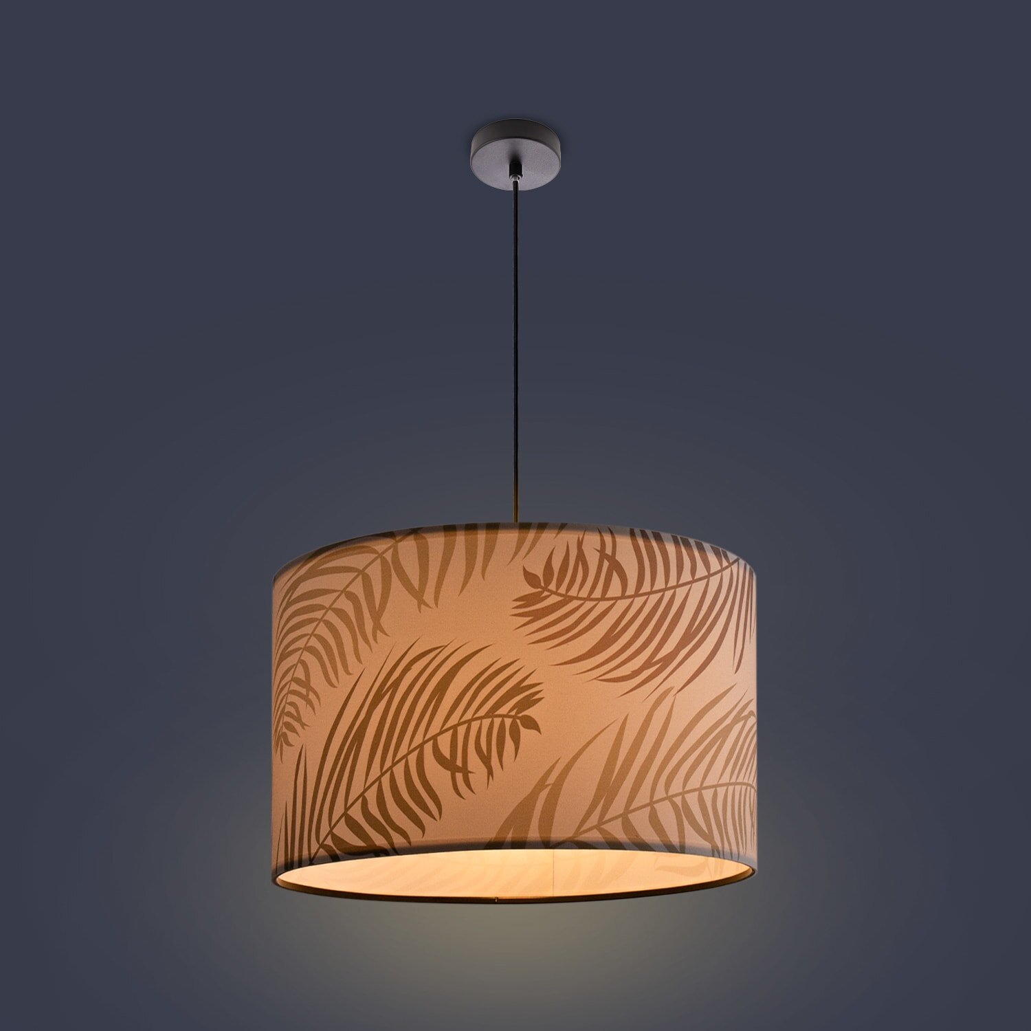 teppich.pl Lampa wisząca Loro ciemnozielony