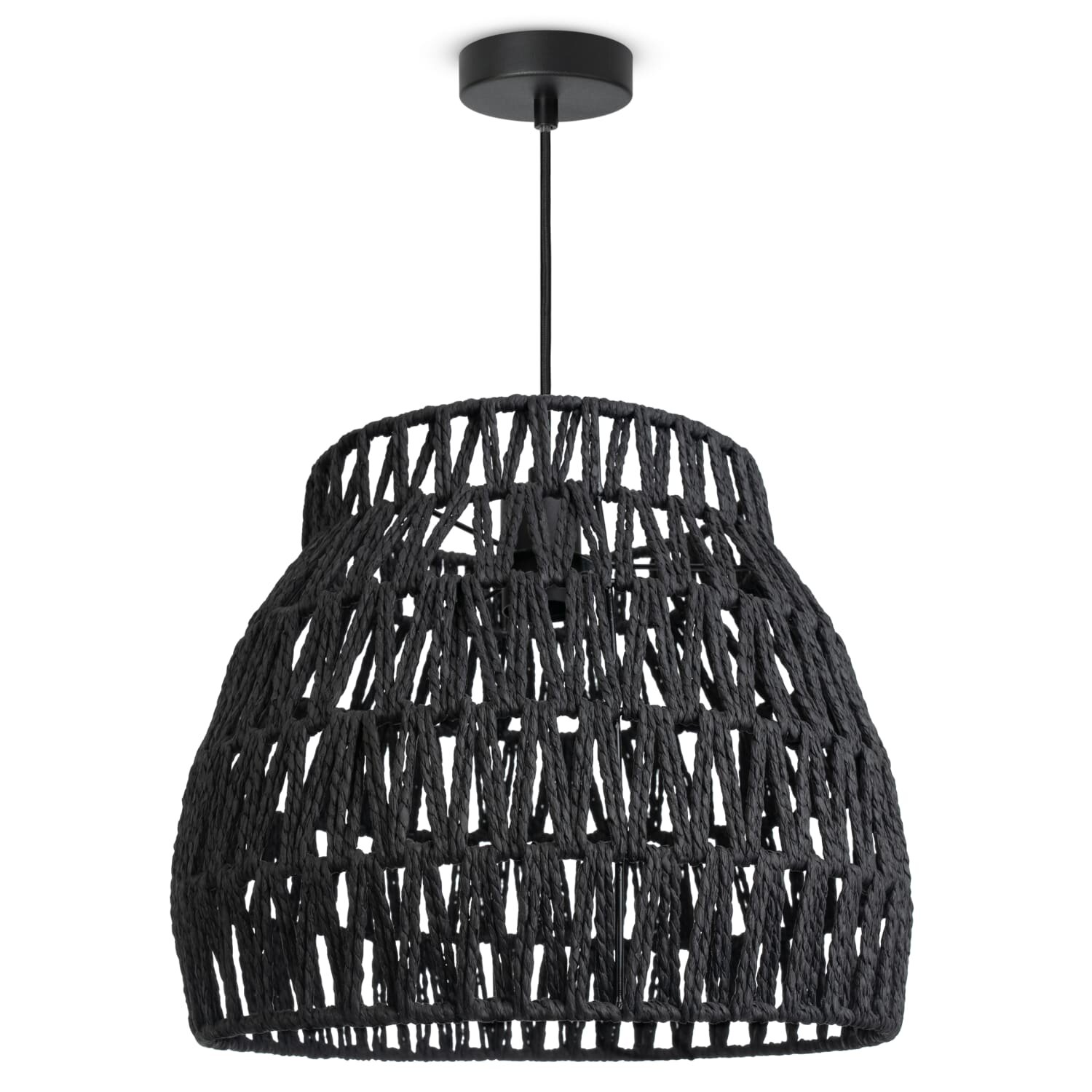 teppich.pl Lampa wisząca Loro czarny