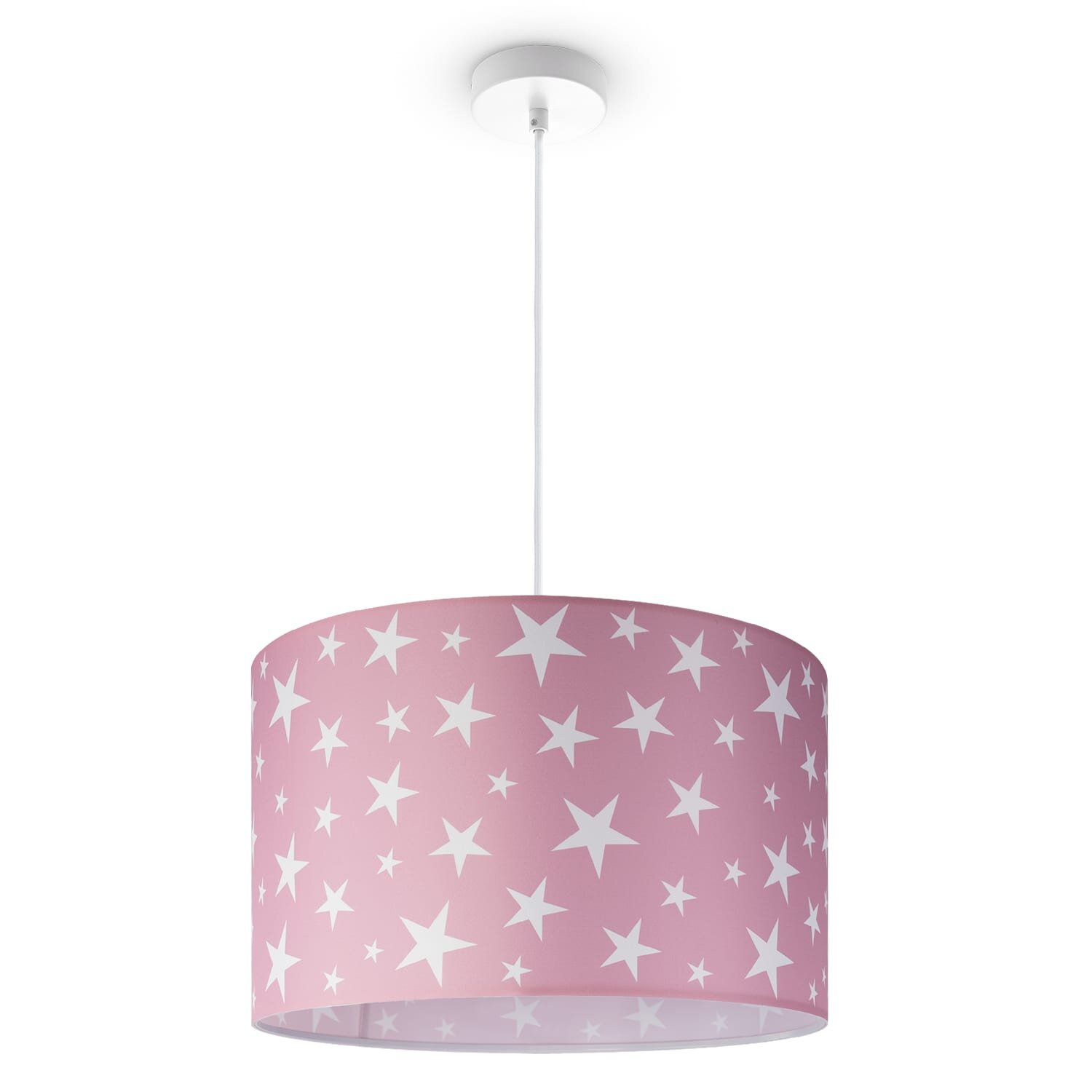teppich.pl Lampa wisząca Loro różowy