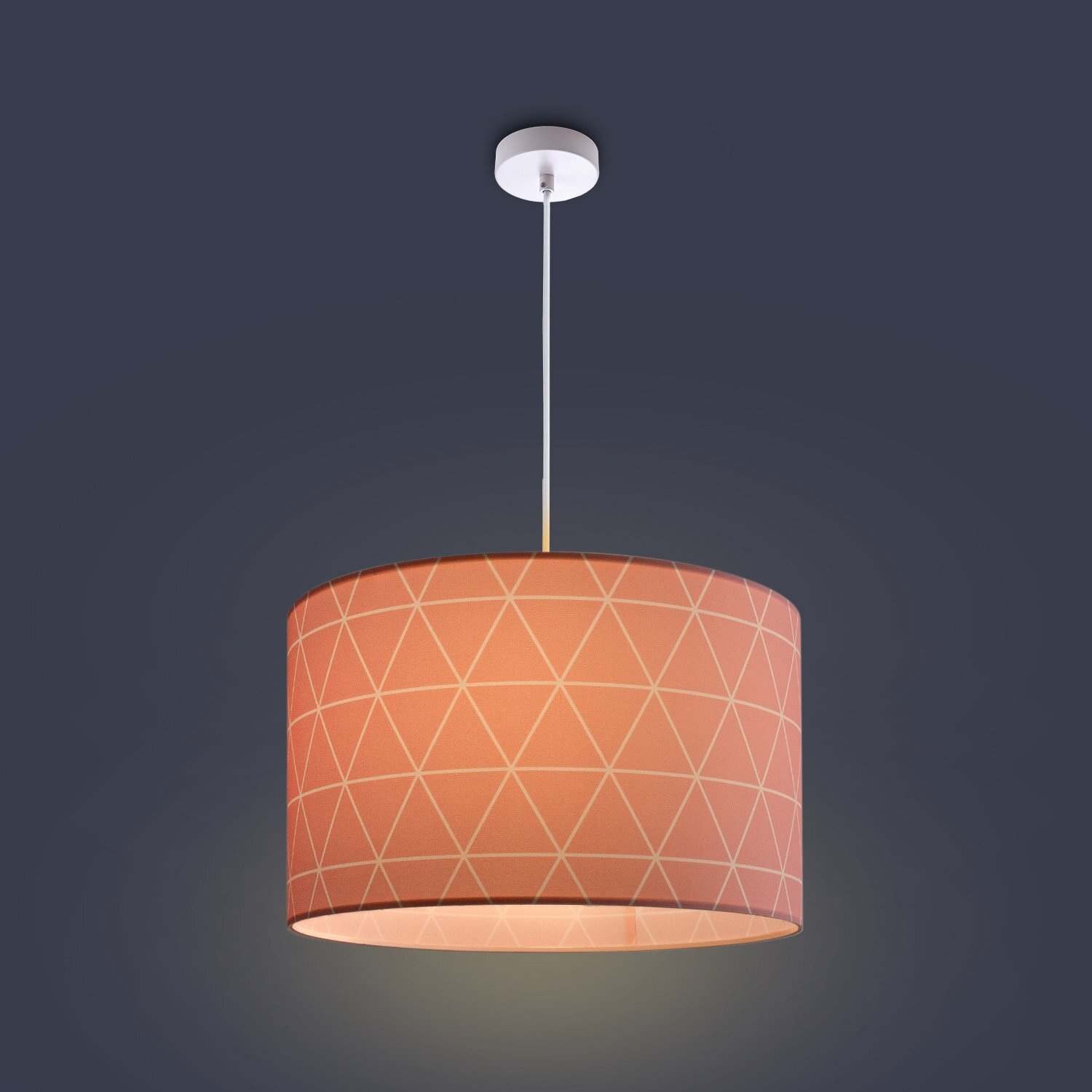 teppich.pl Lampa wisząca Loro różowy