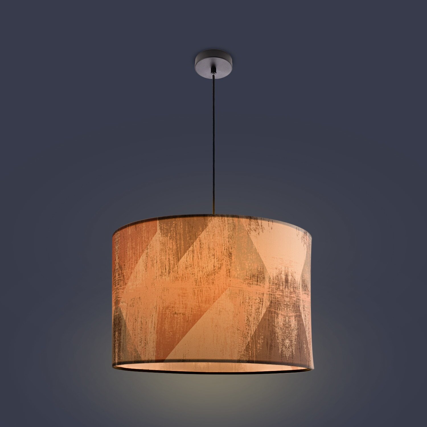 teppich.pl Lampa wisząca Loro różowy