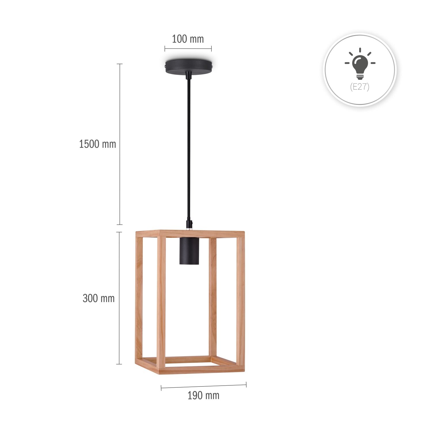 teppich.pl Lampa wisząca Noren brązowy