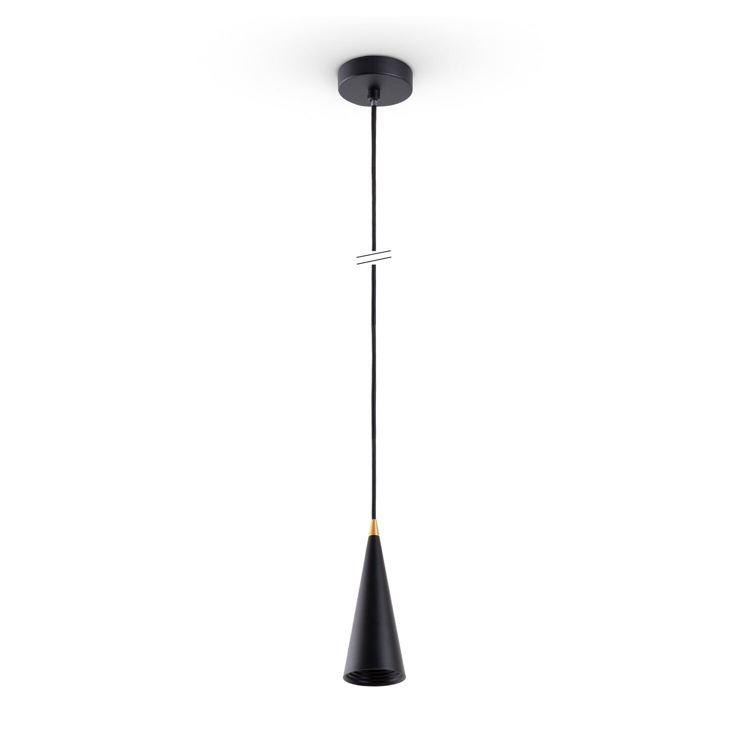 teppich.pl Lampa wisząca Polina złoto