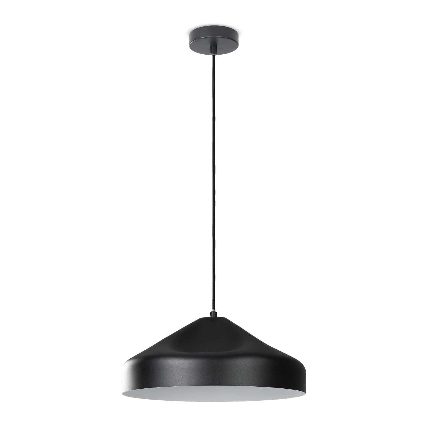 teppich.pl Lampa wisząca Riley czarno-biały