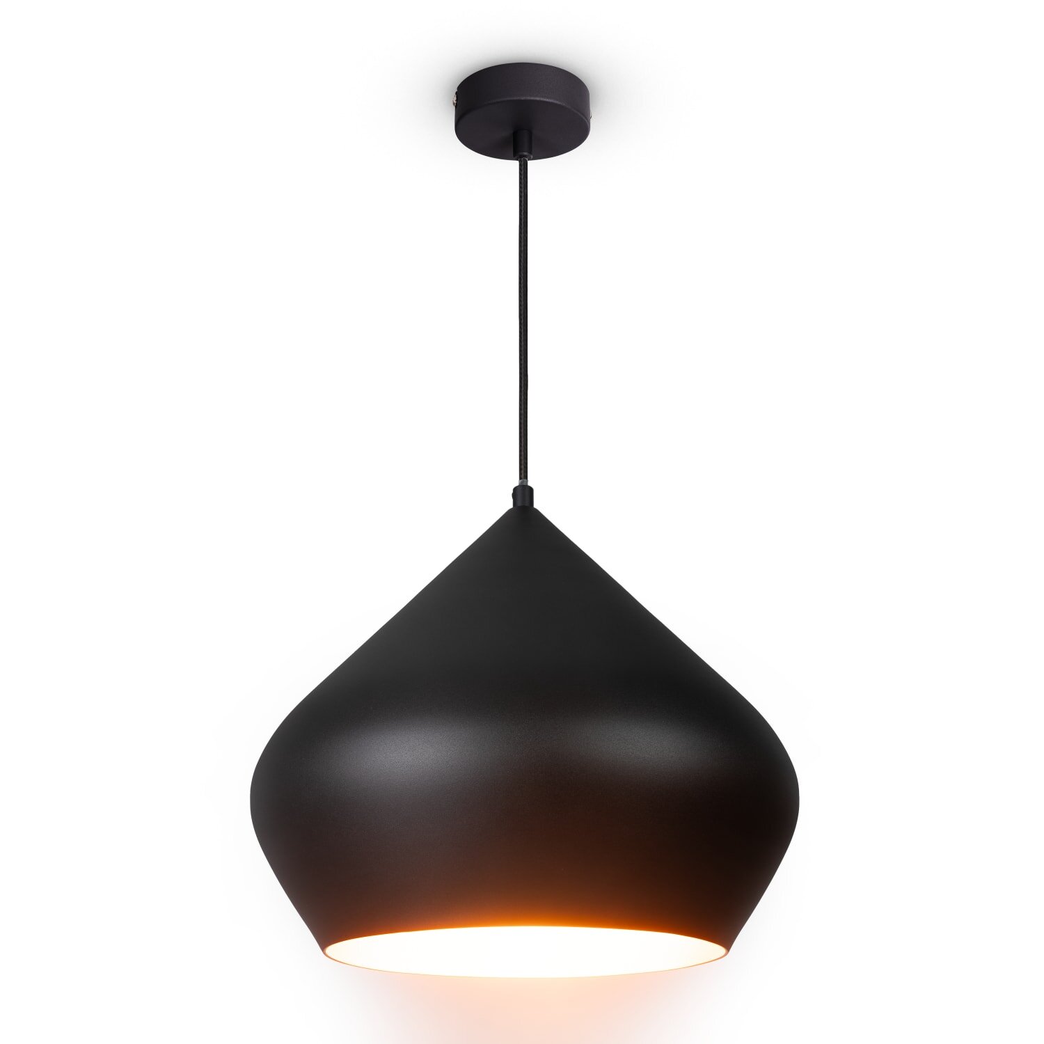 teppich.pl Lampa wisząca Riley miedź