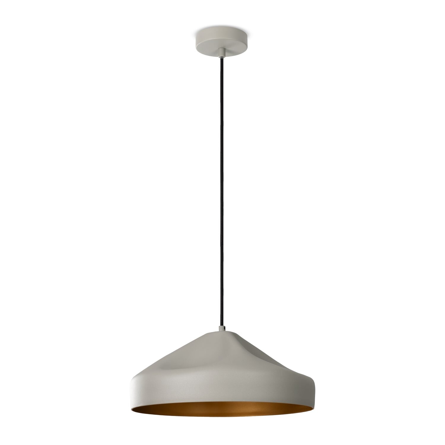 teppich.pl Lampa wisząca Riley szary