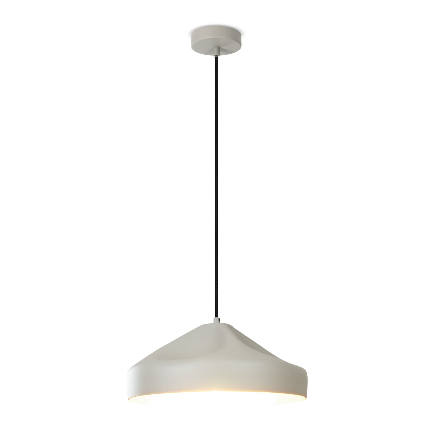 teppich.pl Lampa wisząca Riley szary