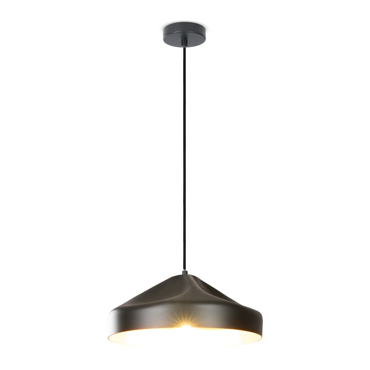 teppich.pl Lampa wisząca Riley złoto