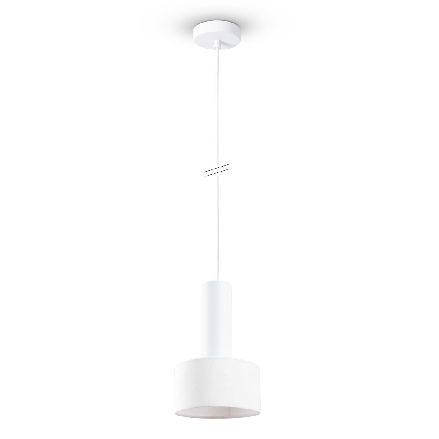 teppich.pl Lampa wisząca Venta biały