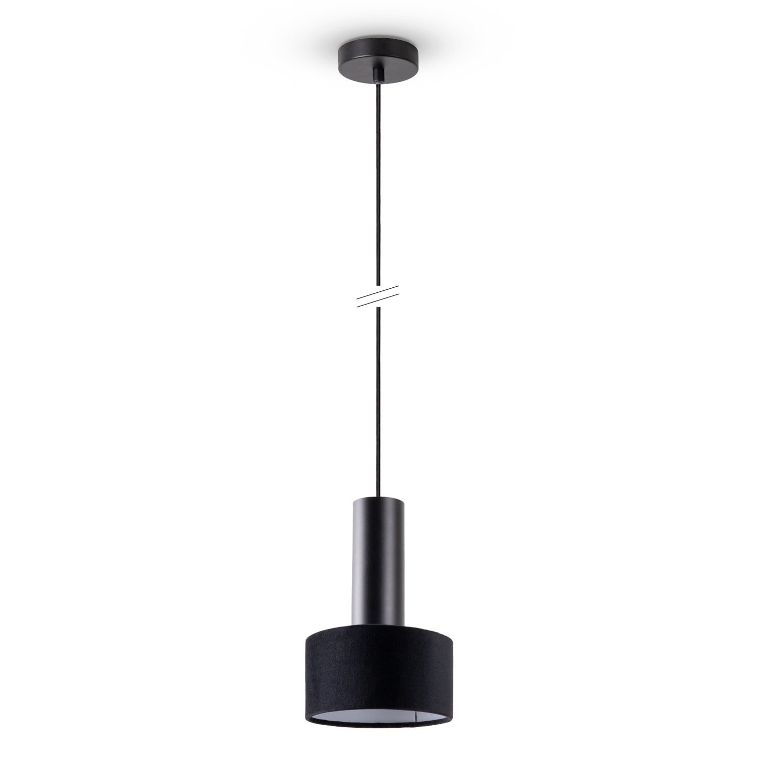 teppich.pl Lampa wisząca Venta czarny