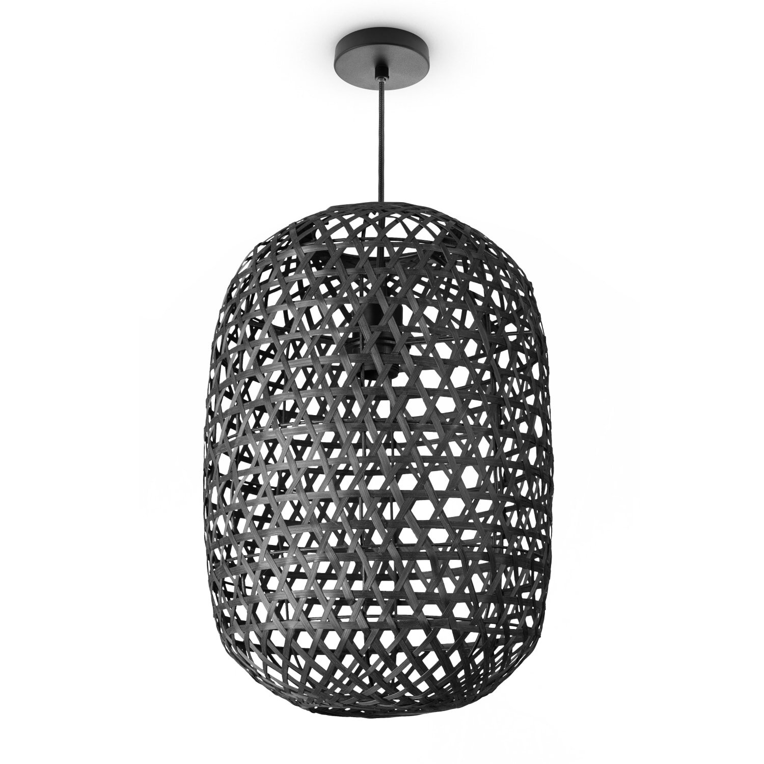 teppich.pl Lampa wisząca Vina czarny